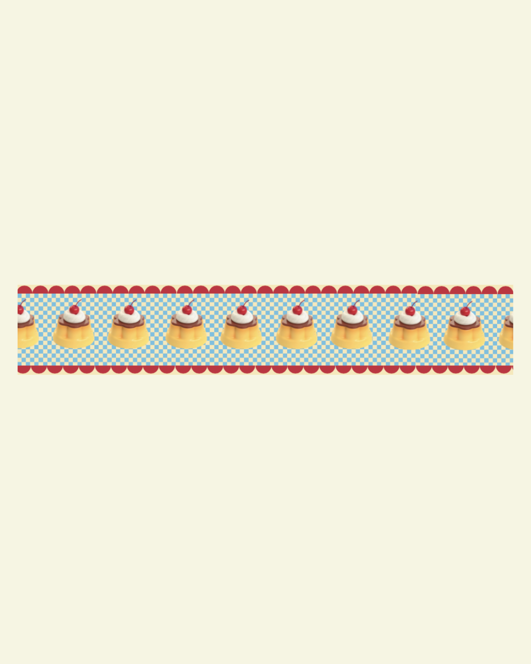 Pudding Washi Tape