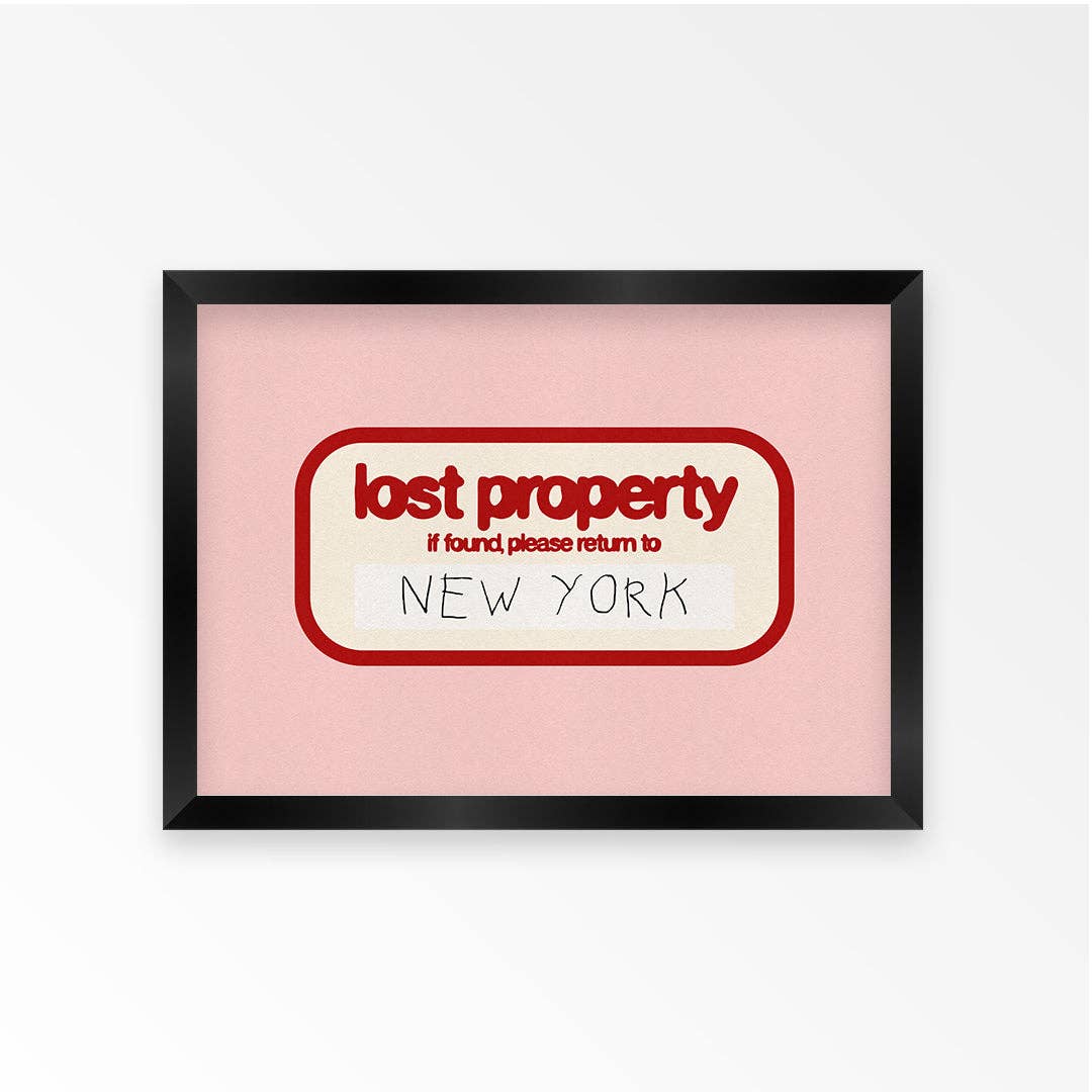 Personalised NYC Art Print – Lost in New York
