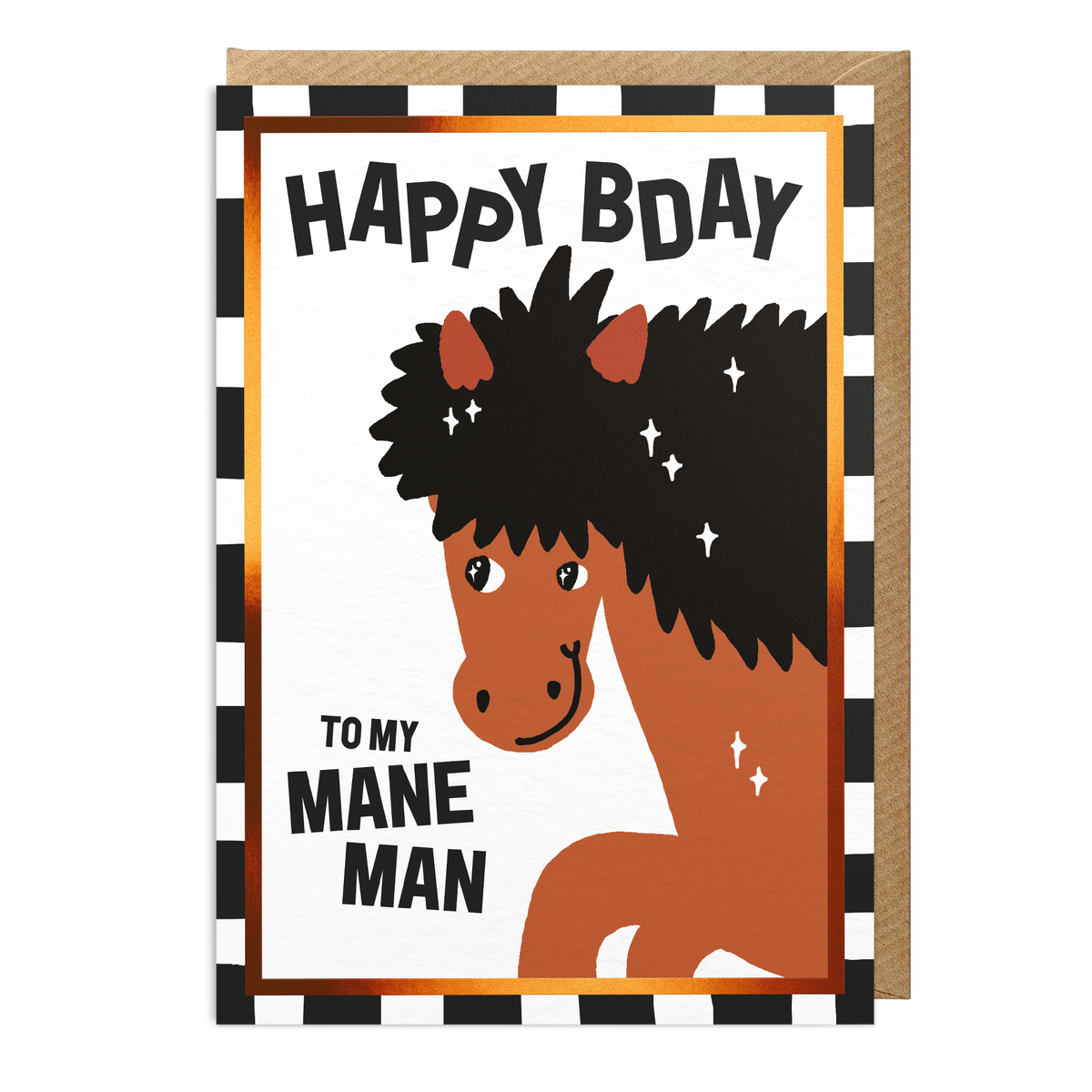 Birthday Mane Man Horse