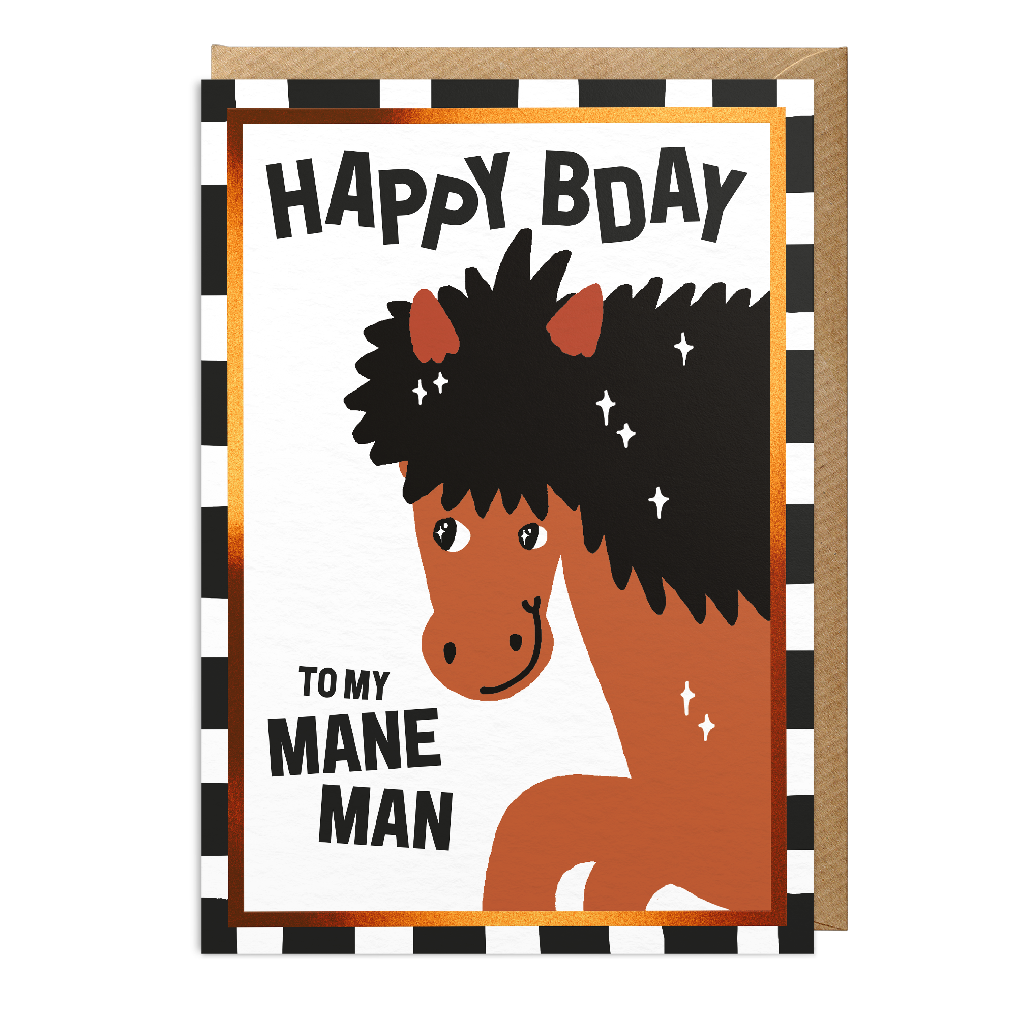 Birthday Mane Man Horse