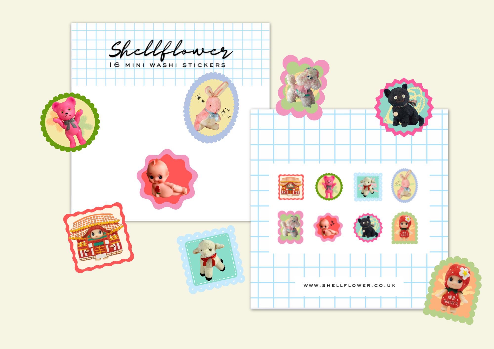 Toys Washi Flake Stickers