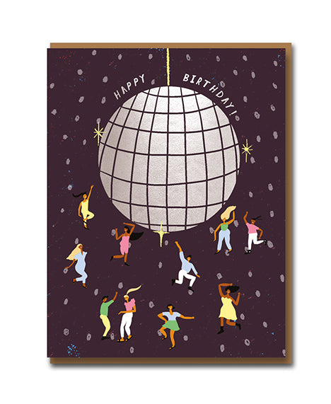 Disco Ball Birthday Card