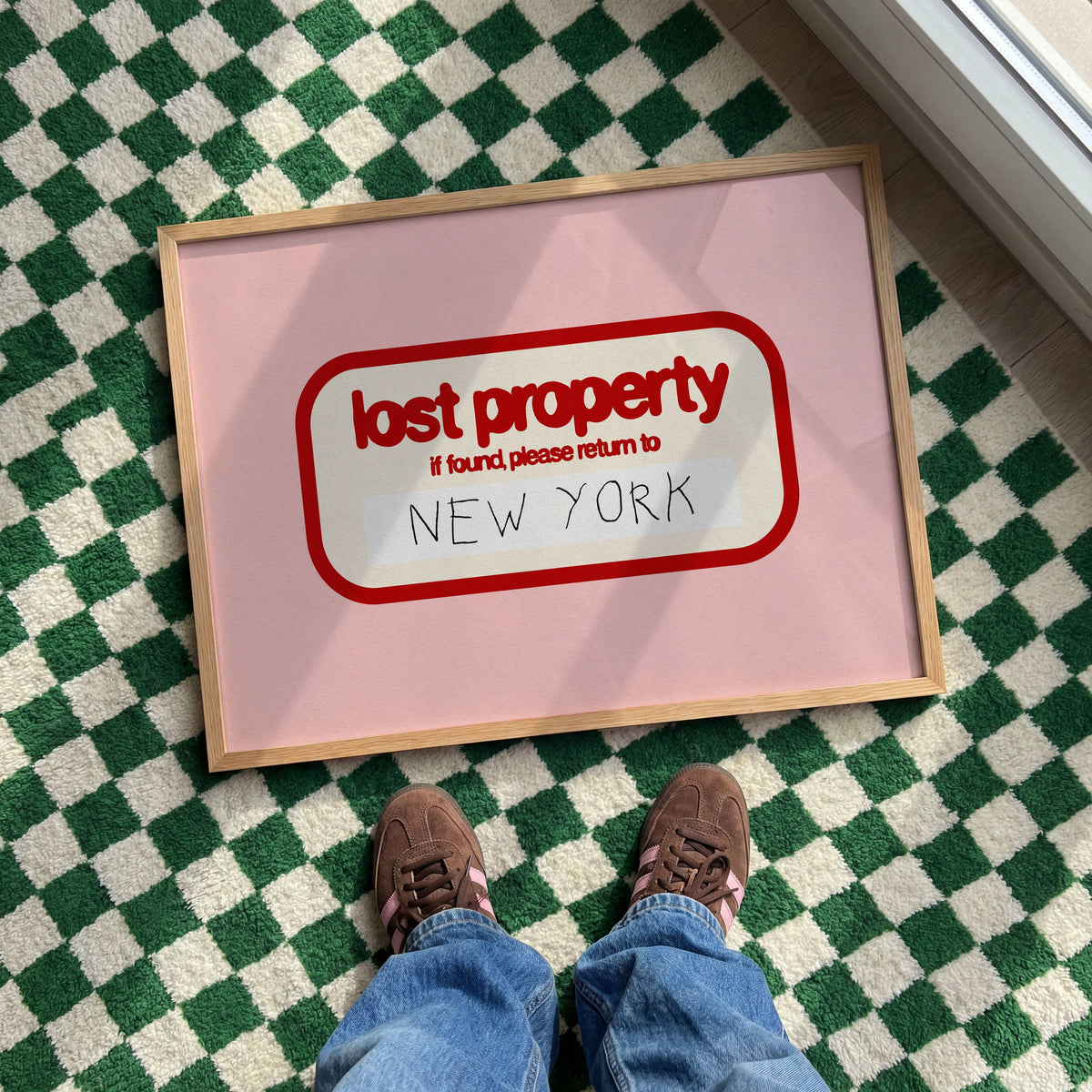 Personalised NYC Art Print – Lost in New York