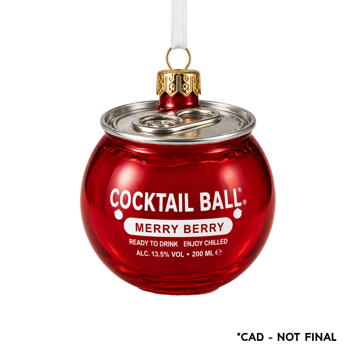 Cocktail Ball Glass Decoration