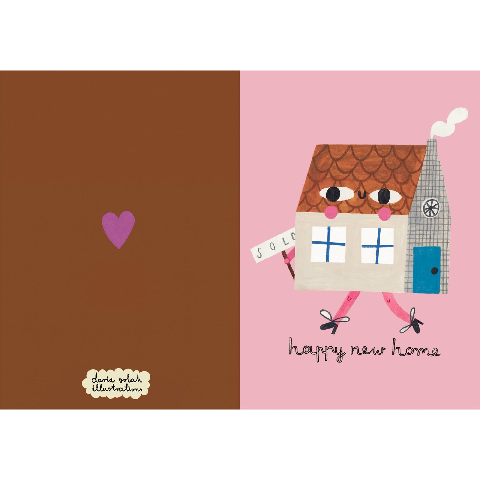 HAPPY NEW HOME card