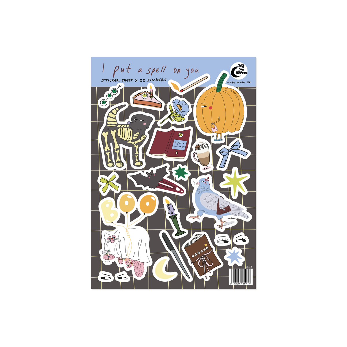 A6 Halloween sticker sheet,mini stickers, sticker sheet 2026