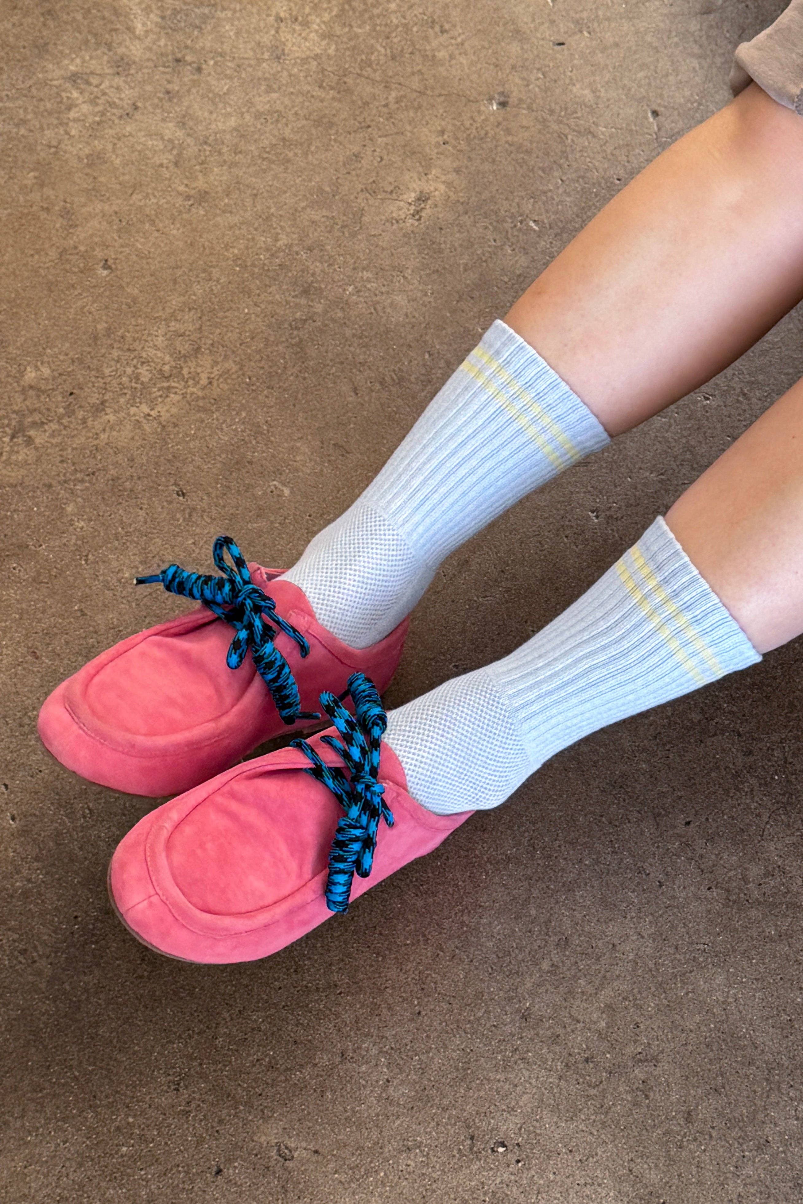 Le Bon Shoppe Boyfriend Socks - Powder Blue