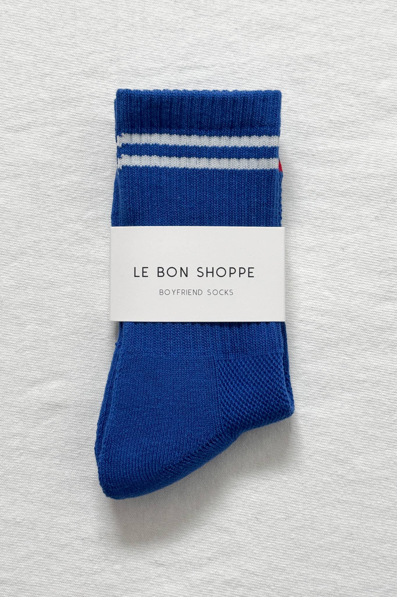 Le Bon Shoppe Boyfriend Socks: Cobalt