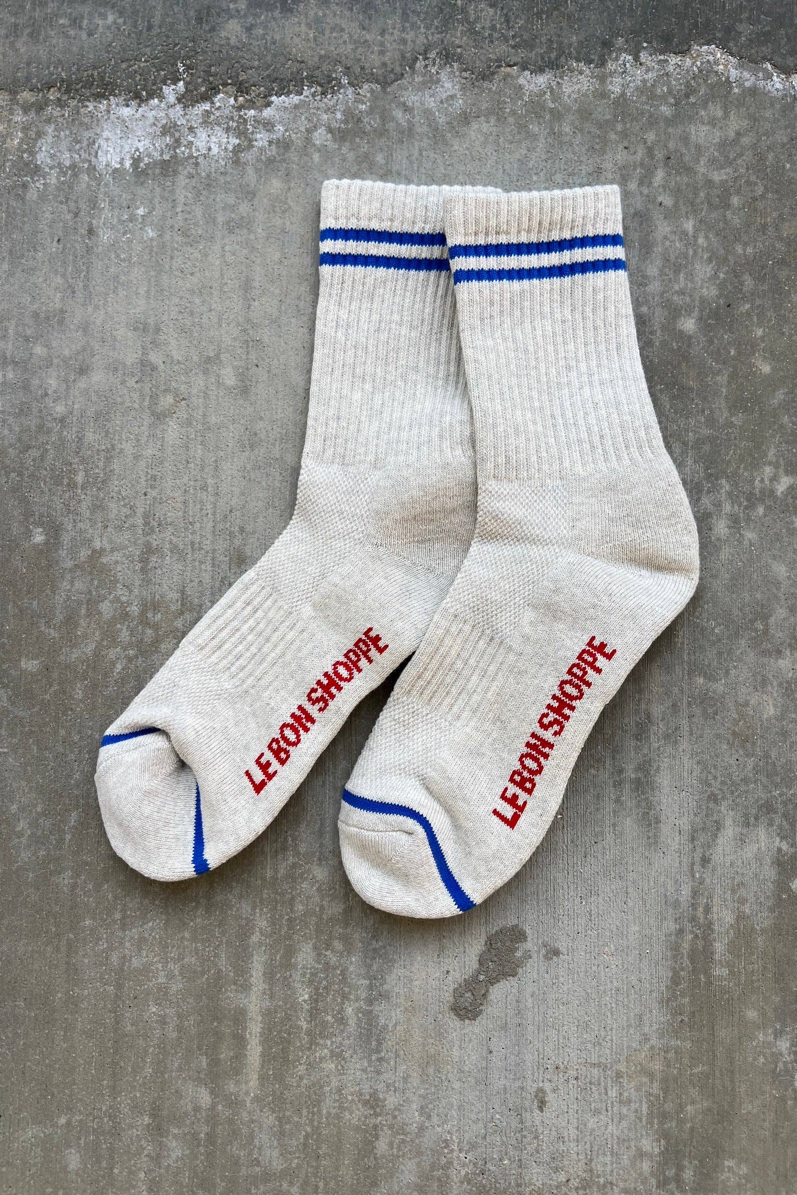 Le Bon Shoppe Boyfriend Socks - Powder Blue