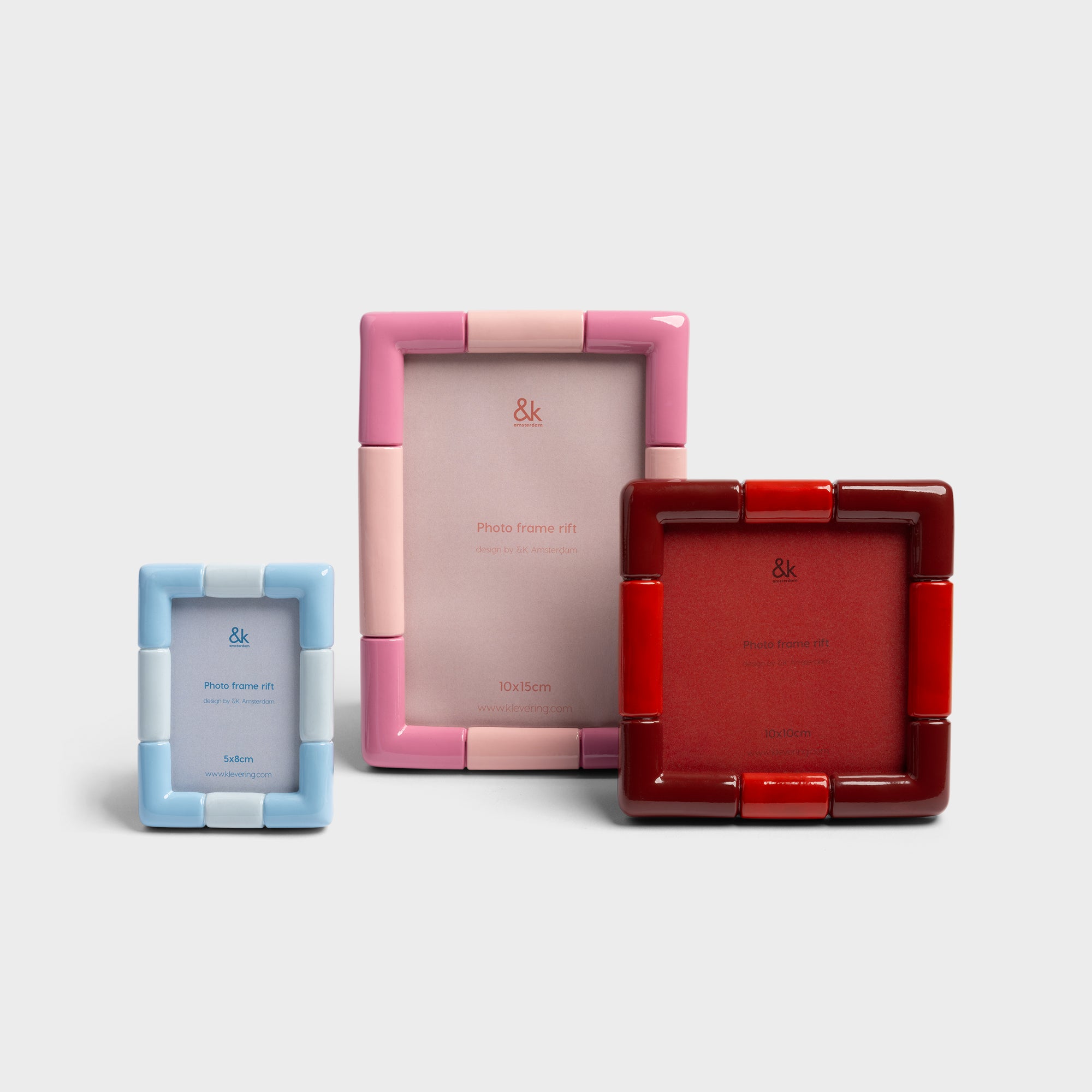 &K Amsterdam Photo Frame Rectangle Candy Pink