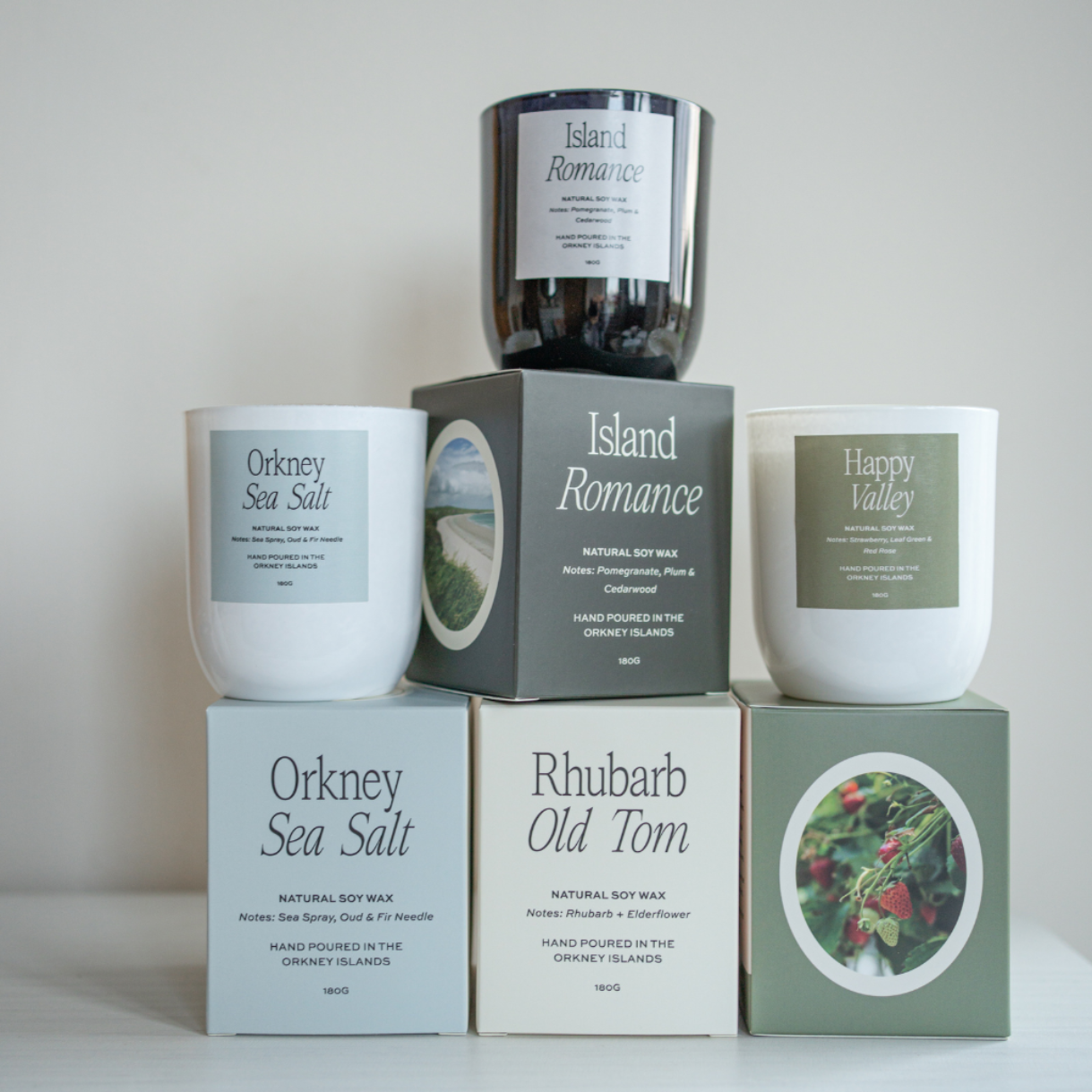 Moonshine Candle Co Orkney Sea Salt Soy Luxury Candle