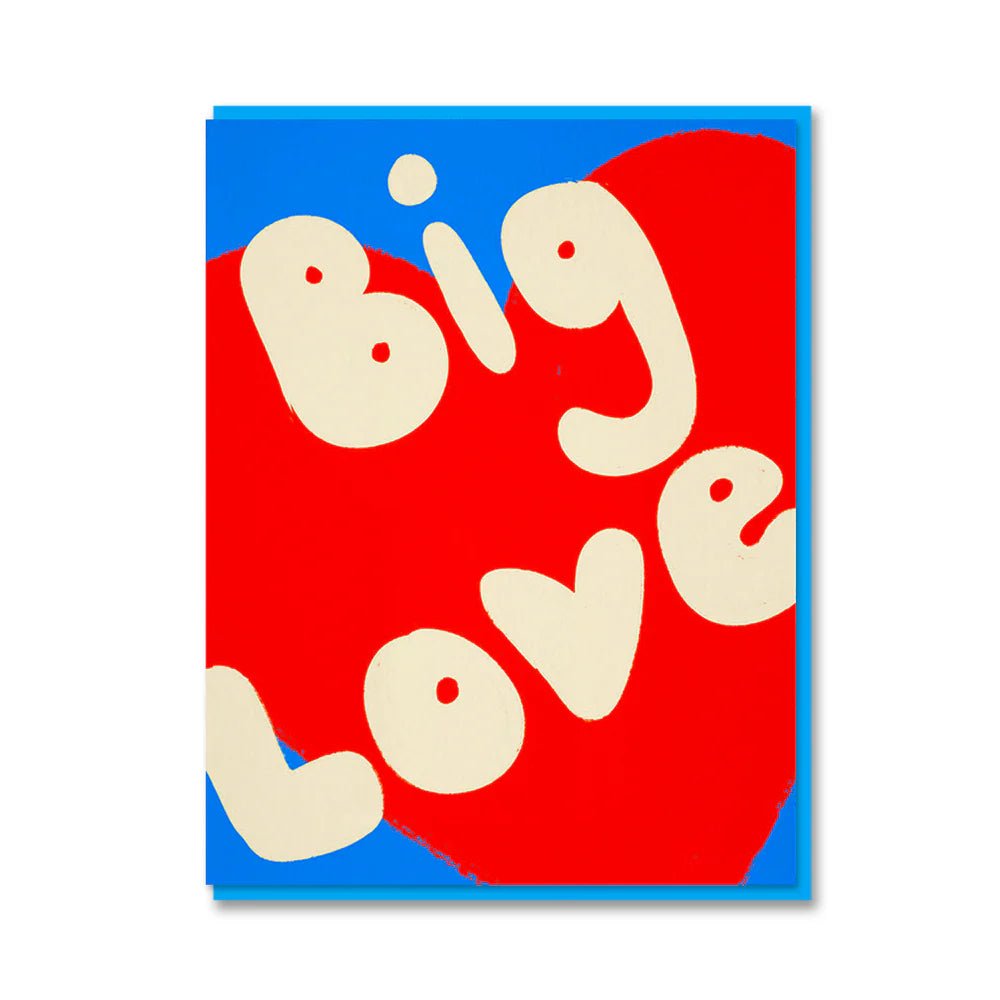 Big Love Card - 1973 Modern Love Store Glasgow