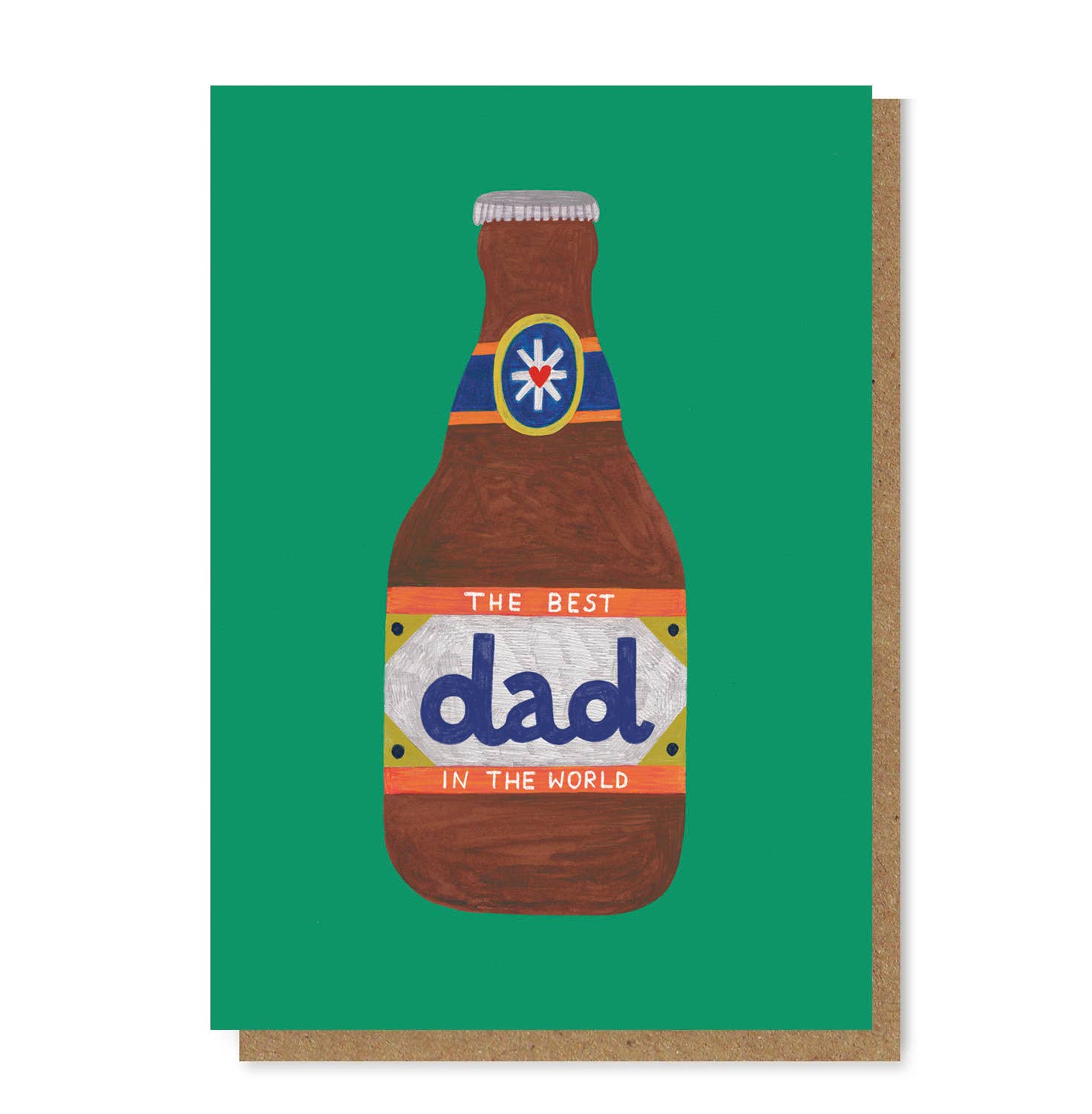 Best Dad Beer card