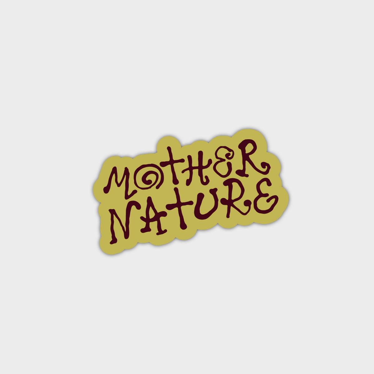 MOTHER NATURE WATERPROOF VINYL STICKER