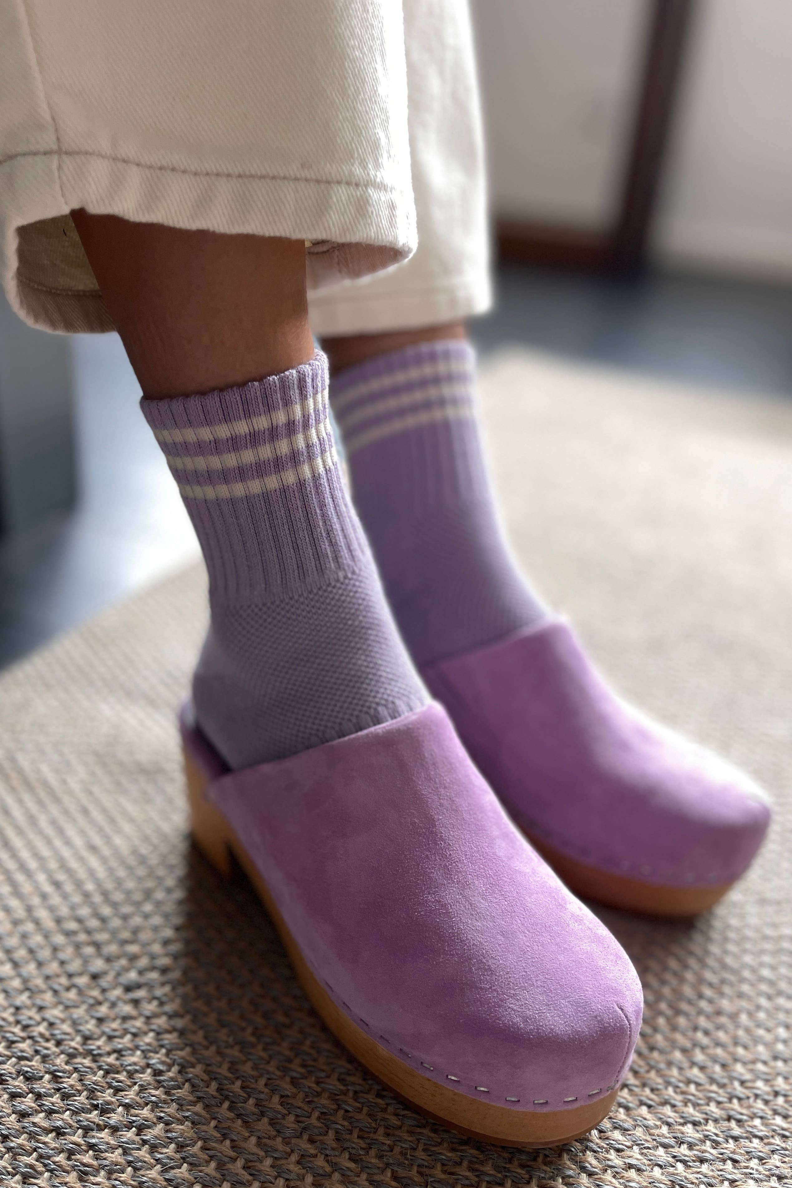Le Bon Shoppe Girlfriend Socks: Mahogany