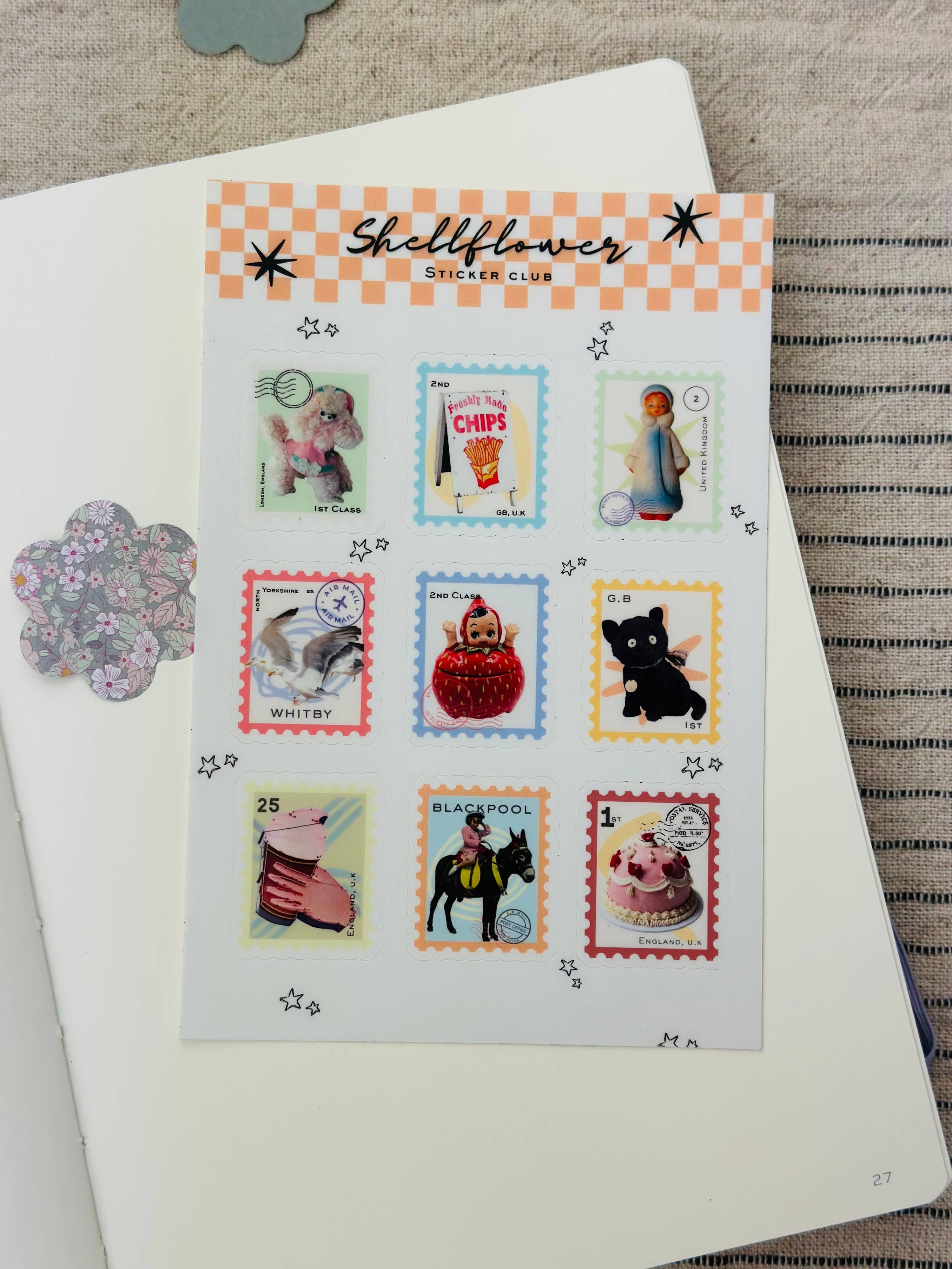Stamps Sticker Sheet