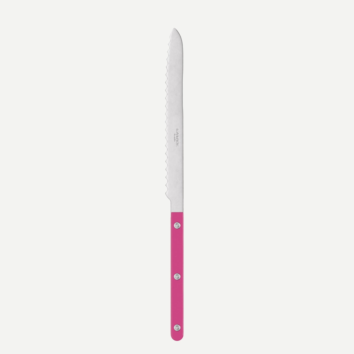 Sabre Paris bread knife in Raspberry Pink