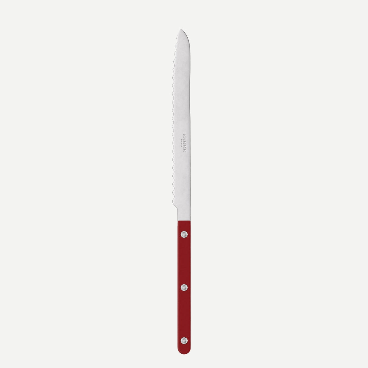 Sabre Paris bread knife in Burgundy