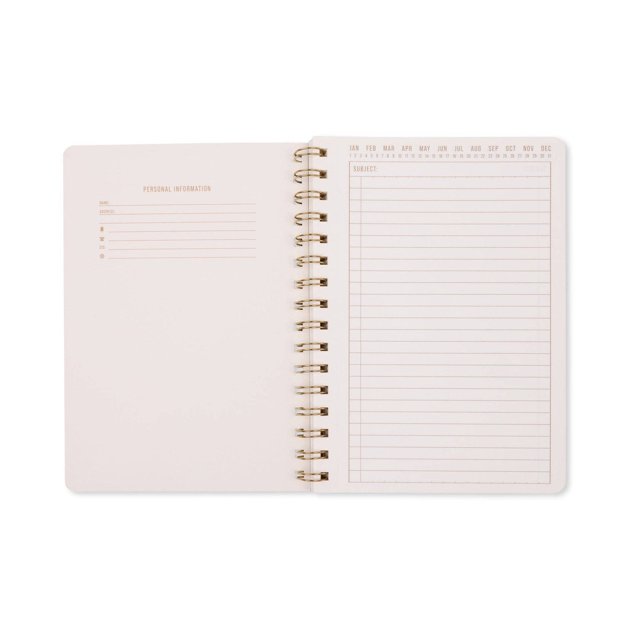 DesignWorks Tulip green lattice notebook, cover detail