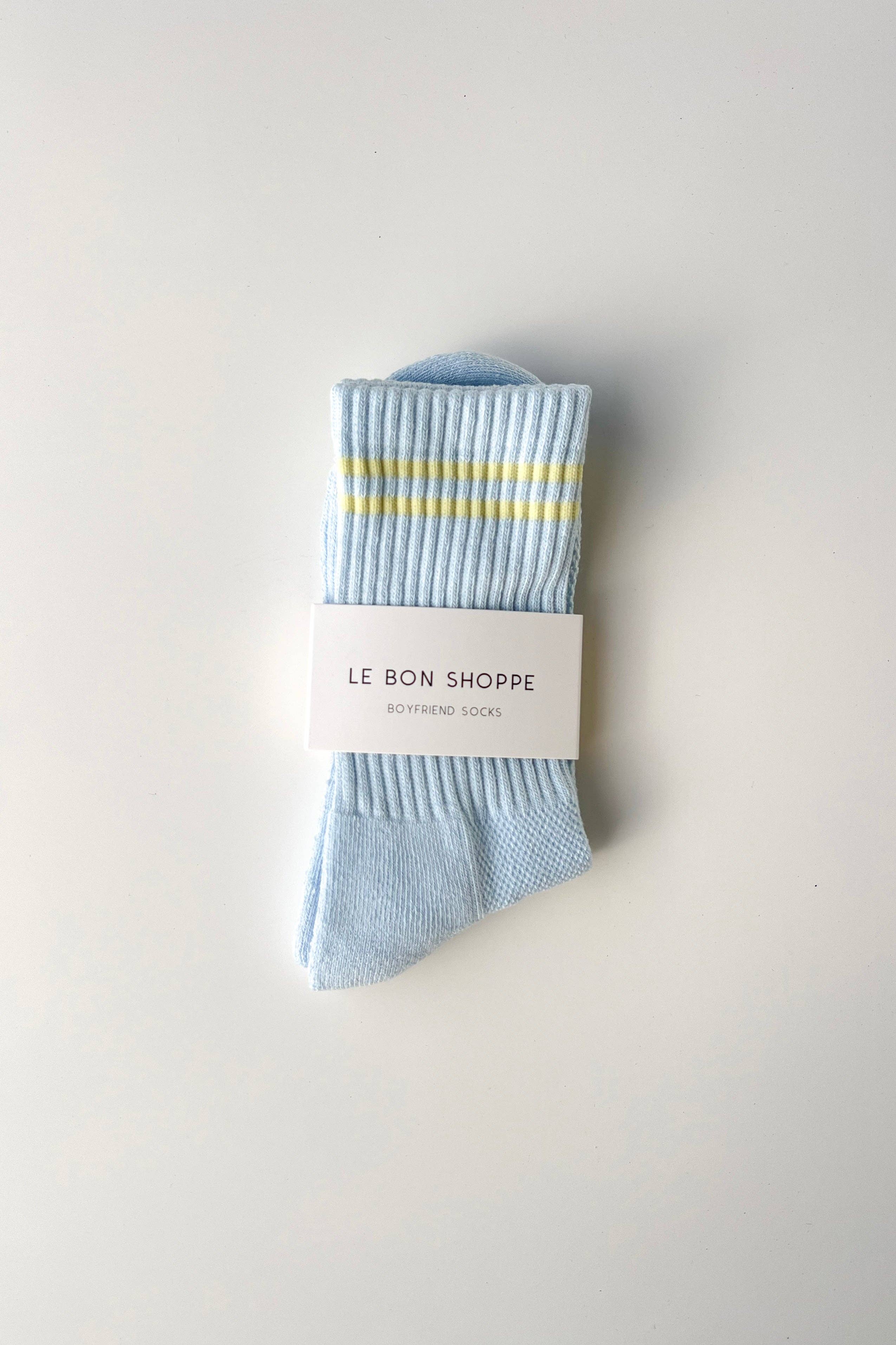 Le Bon Shoppe Boyfriend Socks - Powder Blue
