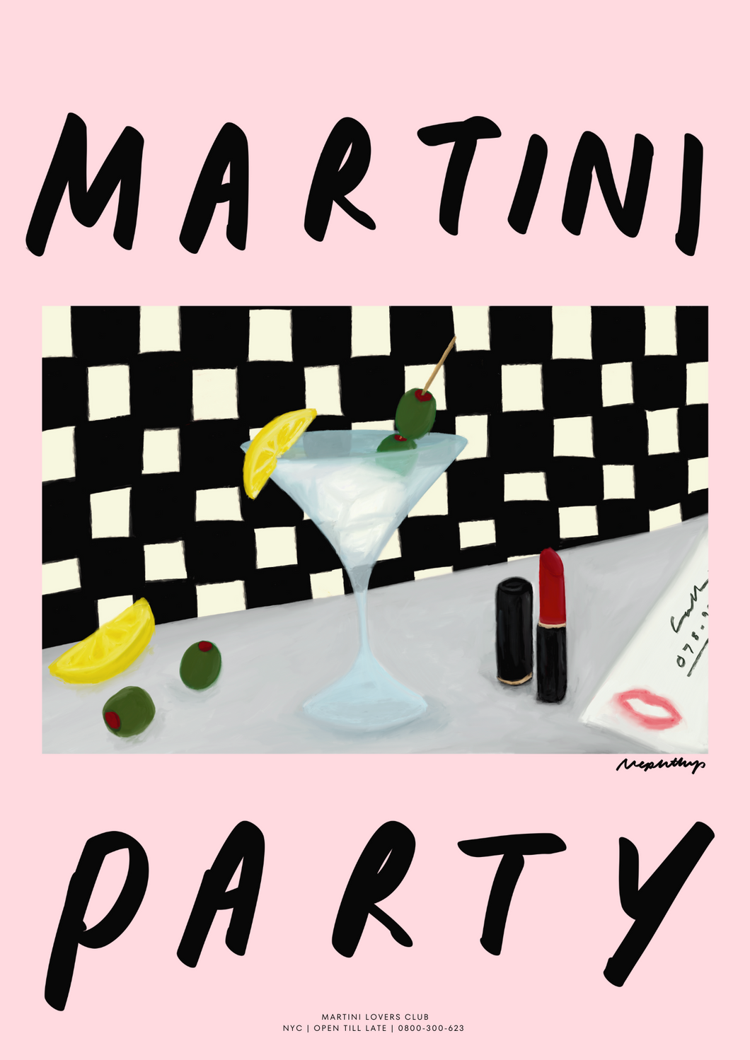Martini Party Pink