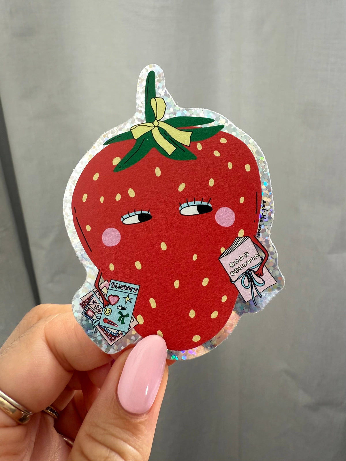 Strawberry Vinyl Sticker