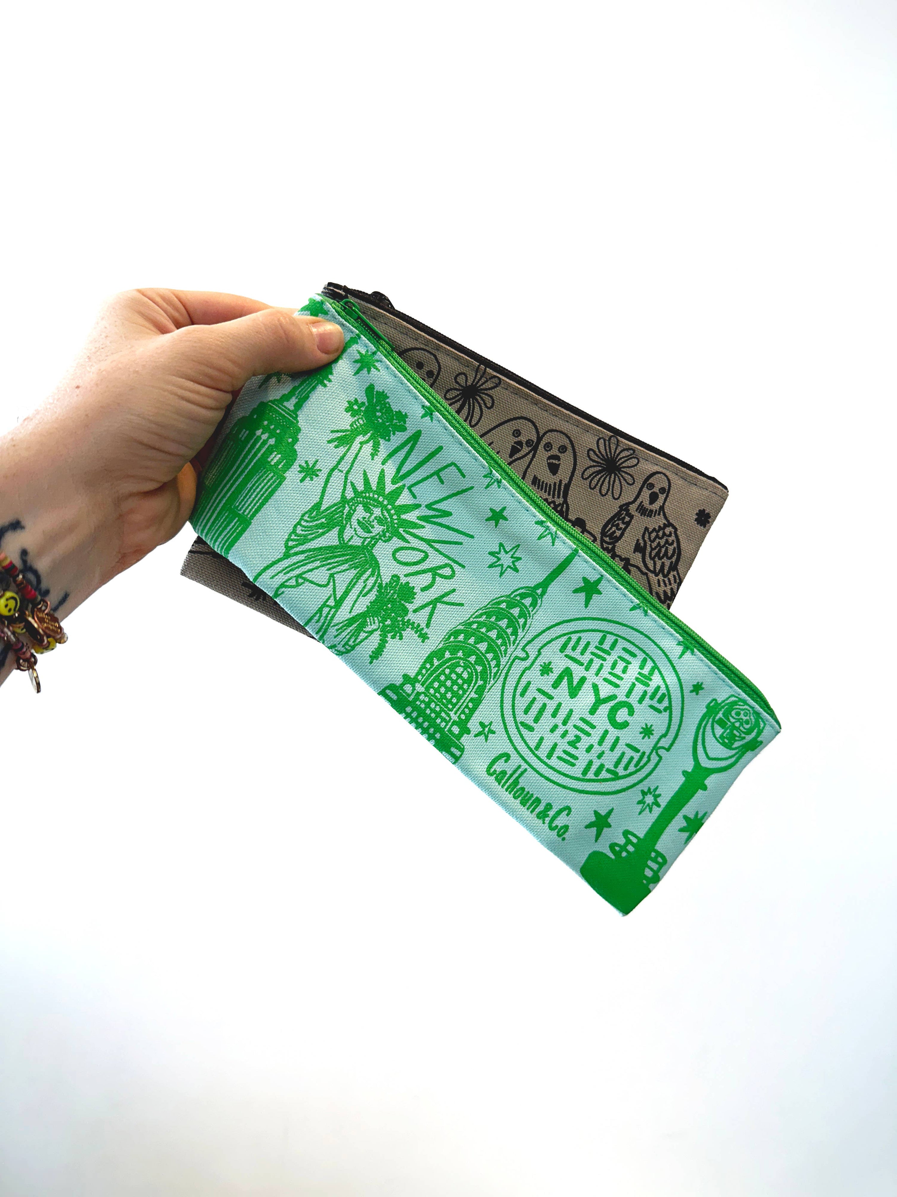 Park Pigeons Zipper Pouch 