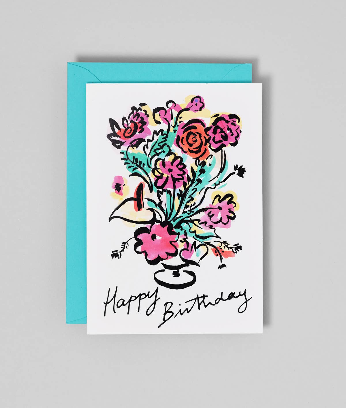 Happy Birthday Bouquet Greeting Card