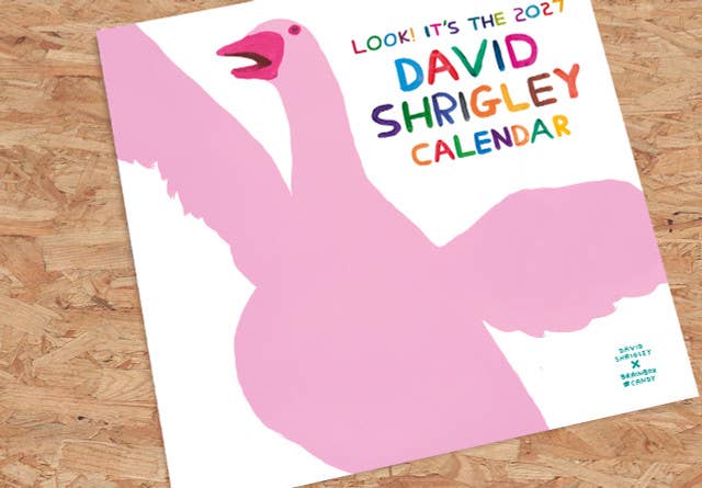 David Shrigley Official and Exclusive 2027 Wall Calendar