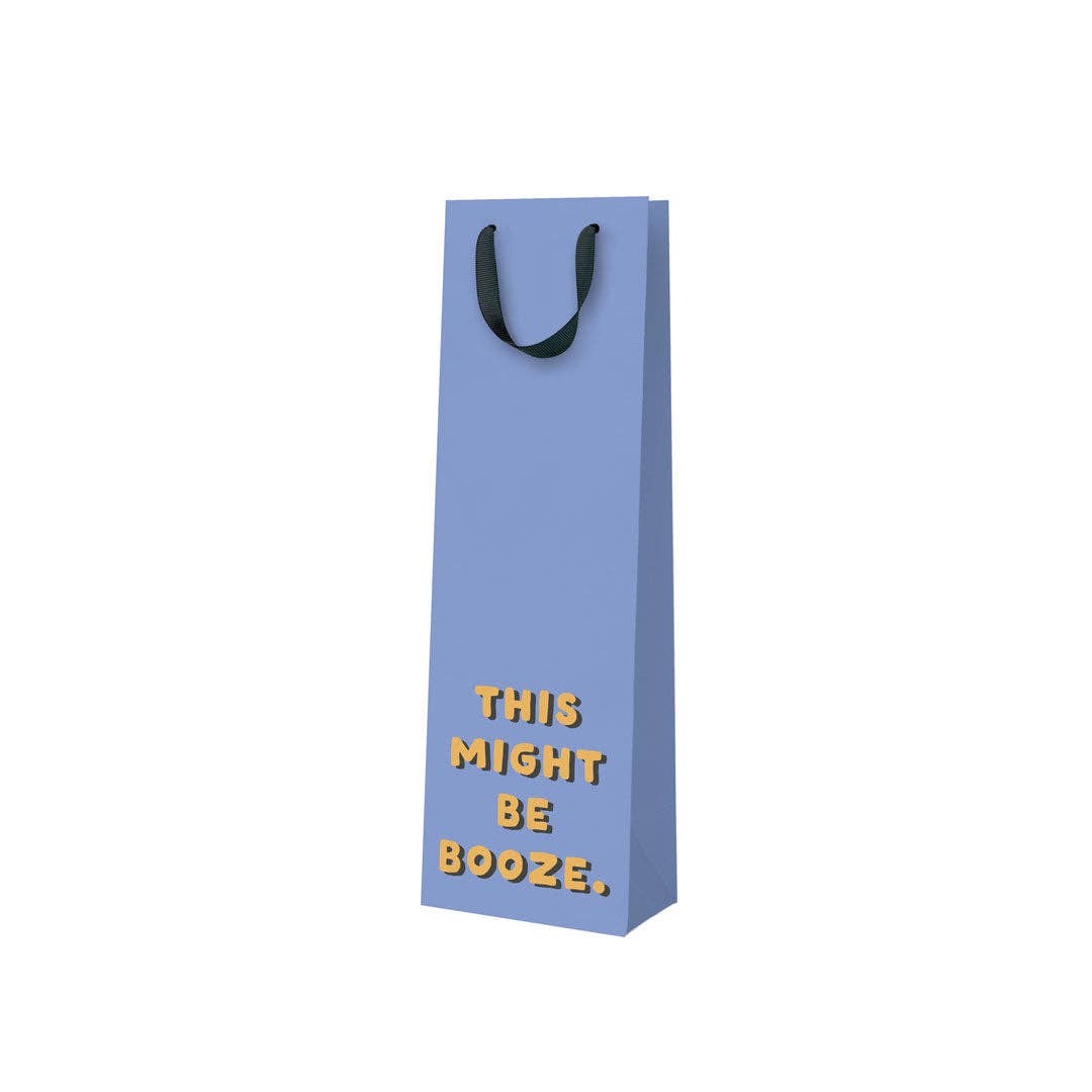 This Might Be Booze bottle gift bag by Ohh Deer