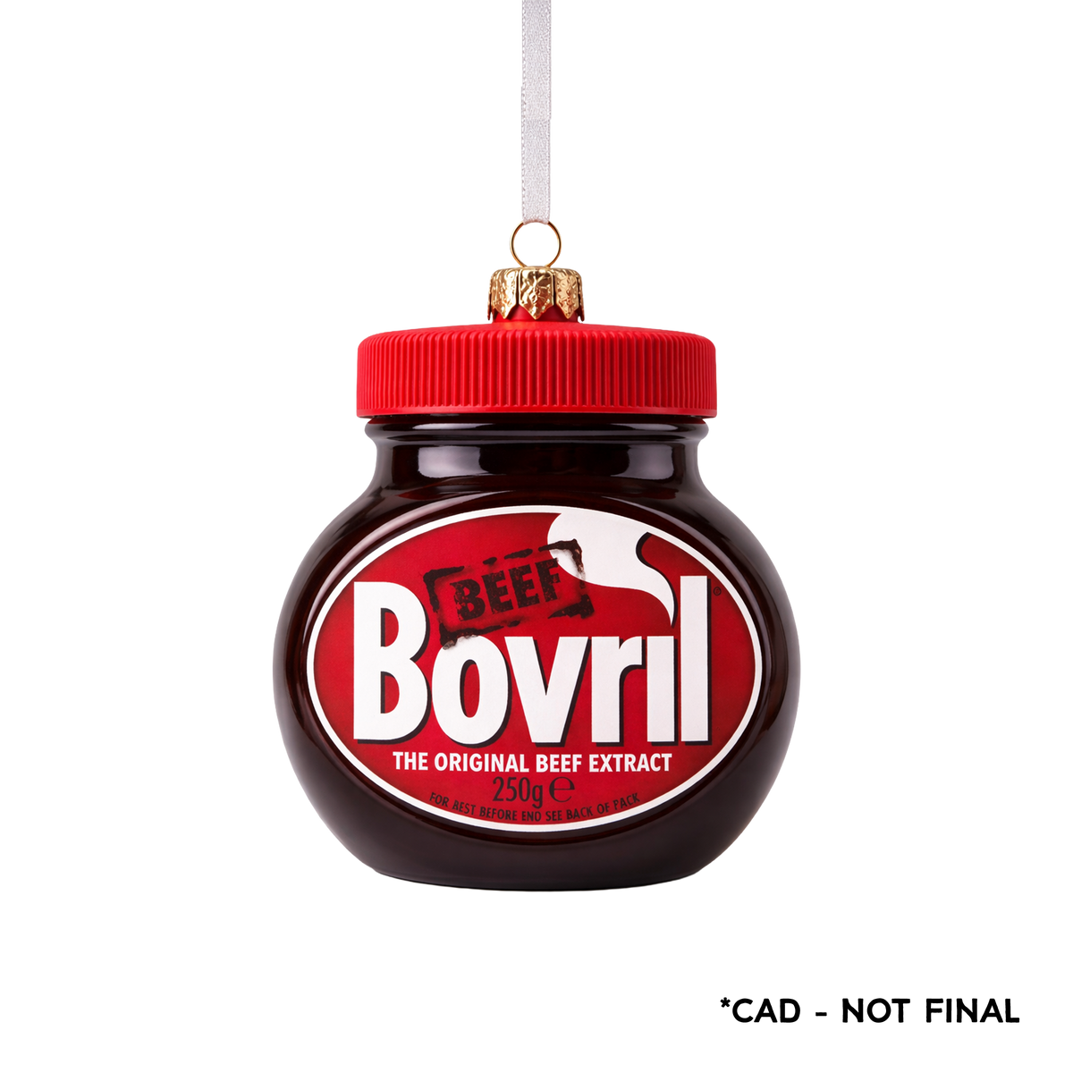 Bovril Jar Christmas Tree Bauble
