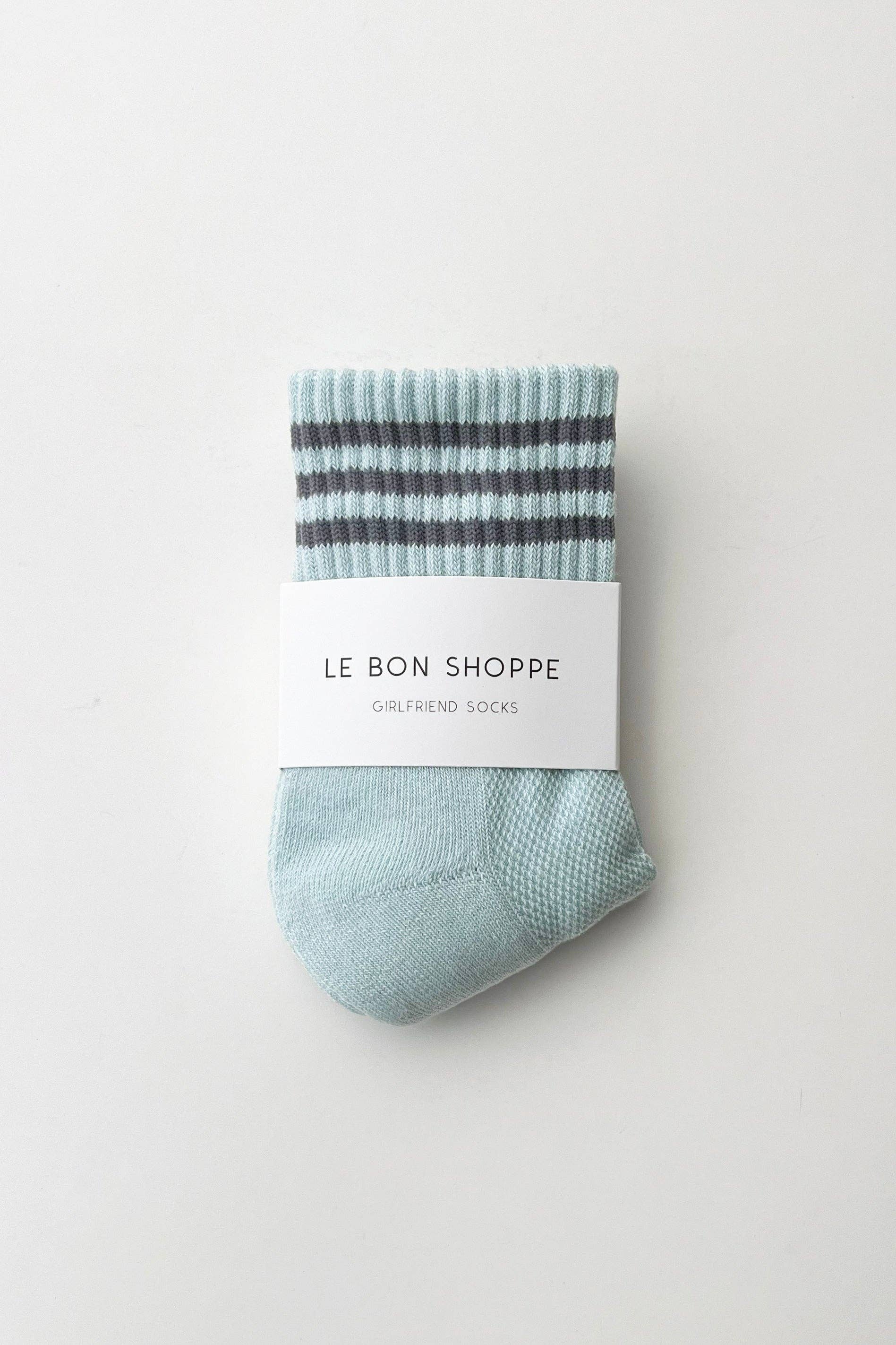 Le Bon Shoppe Girlfriend Socks - Navy