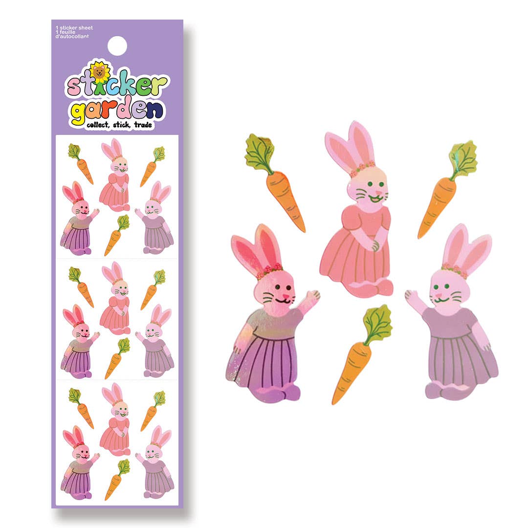 Pearl Bunnies Sticker Sheet