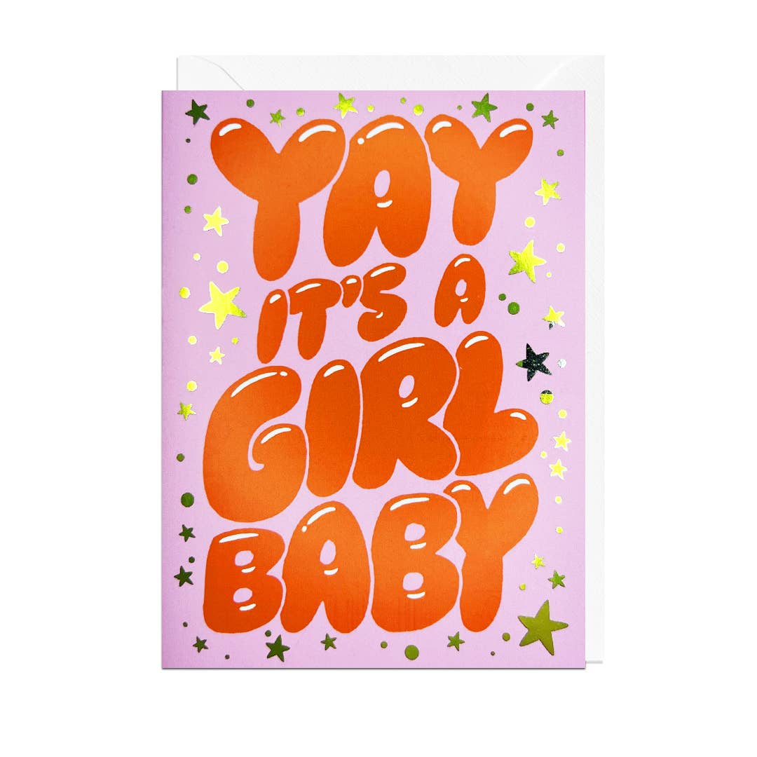 Yay Baby Girl Card
