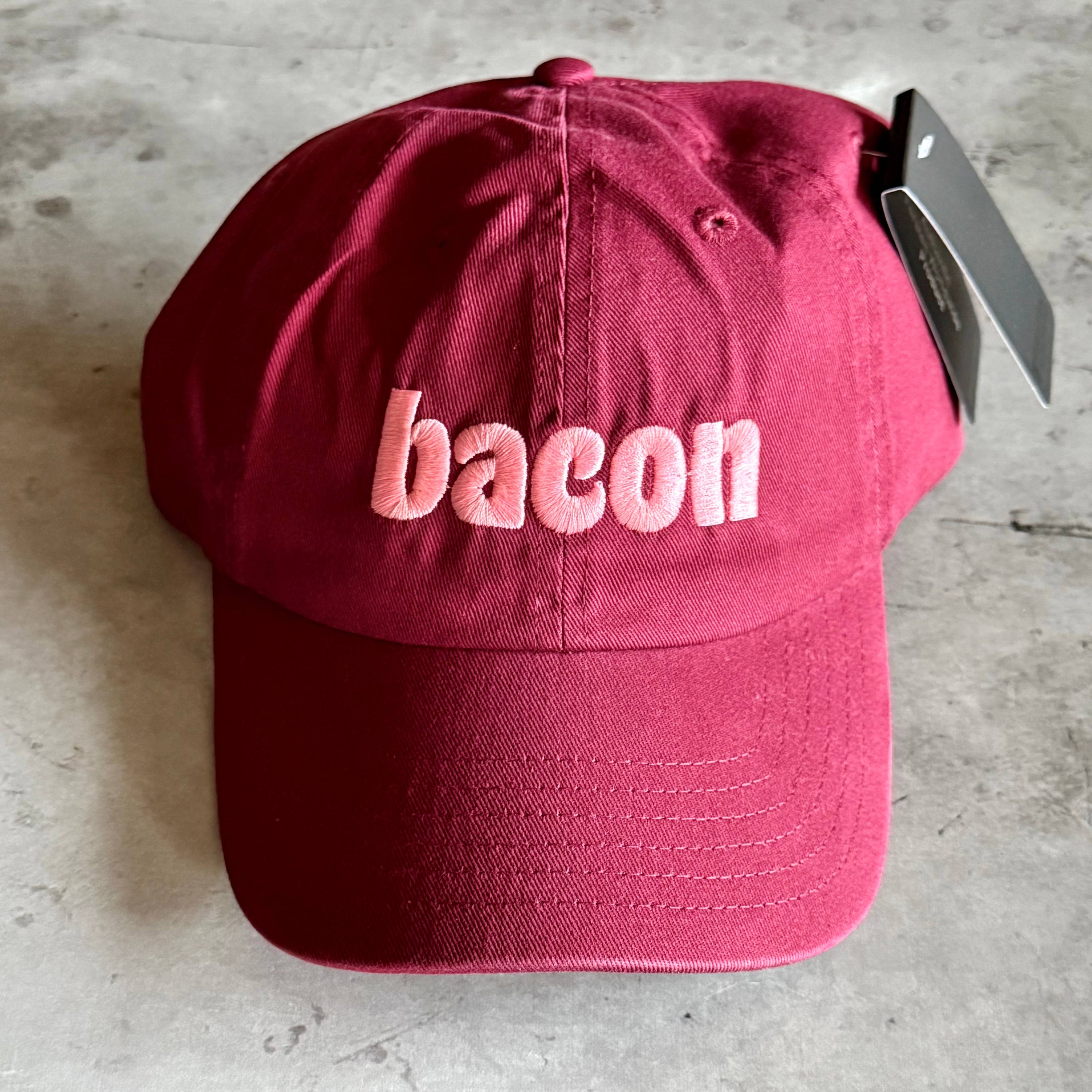 Bacon Baseball Cap Unisex Dad Hat gifts restaurant