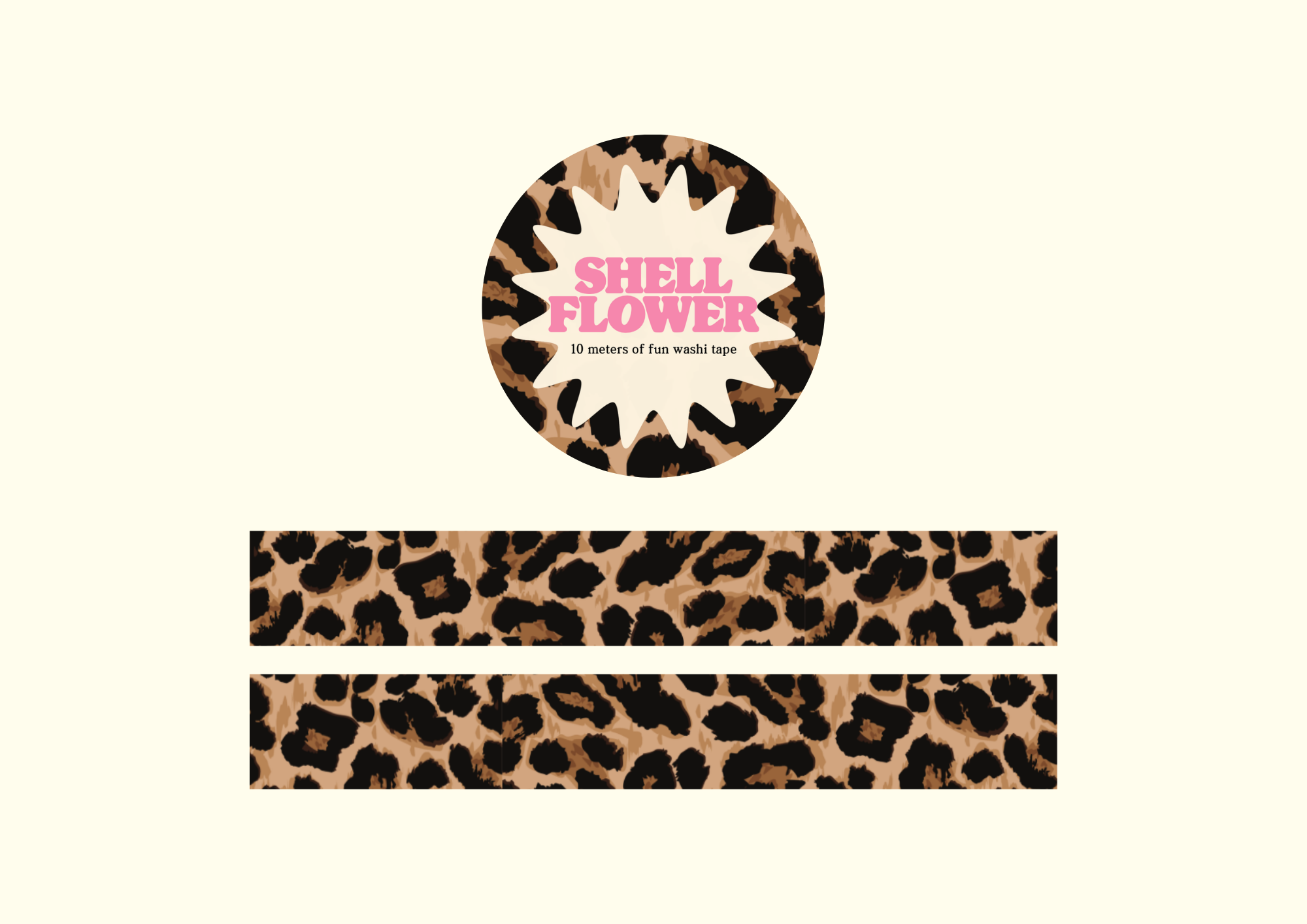 Leopard Washi Tape