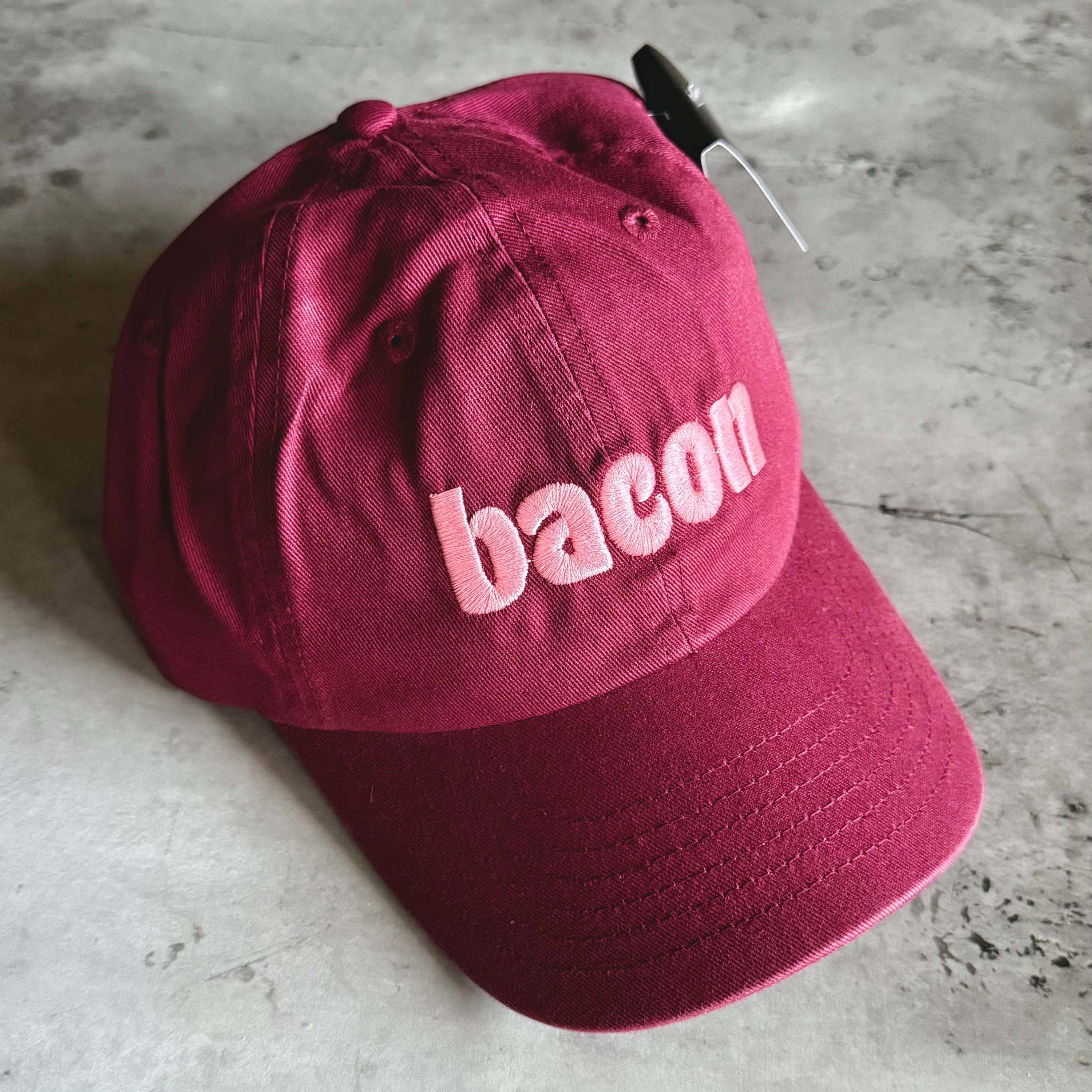 Bacon Baseball Cap Unisex Dad Hat gifts restaurant
