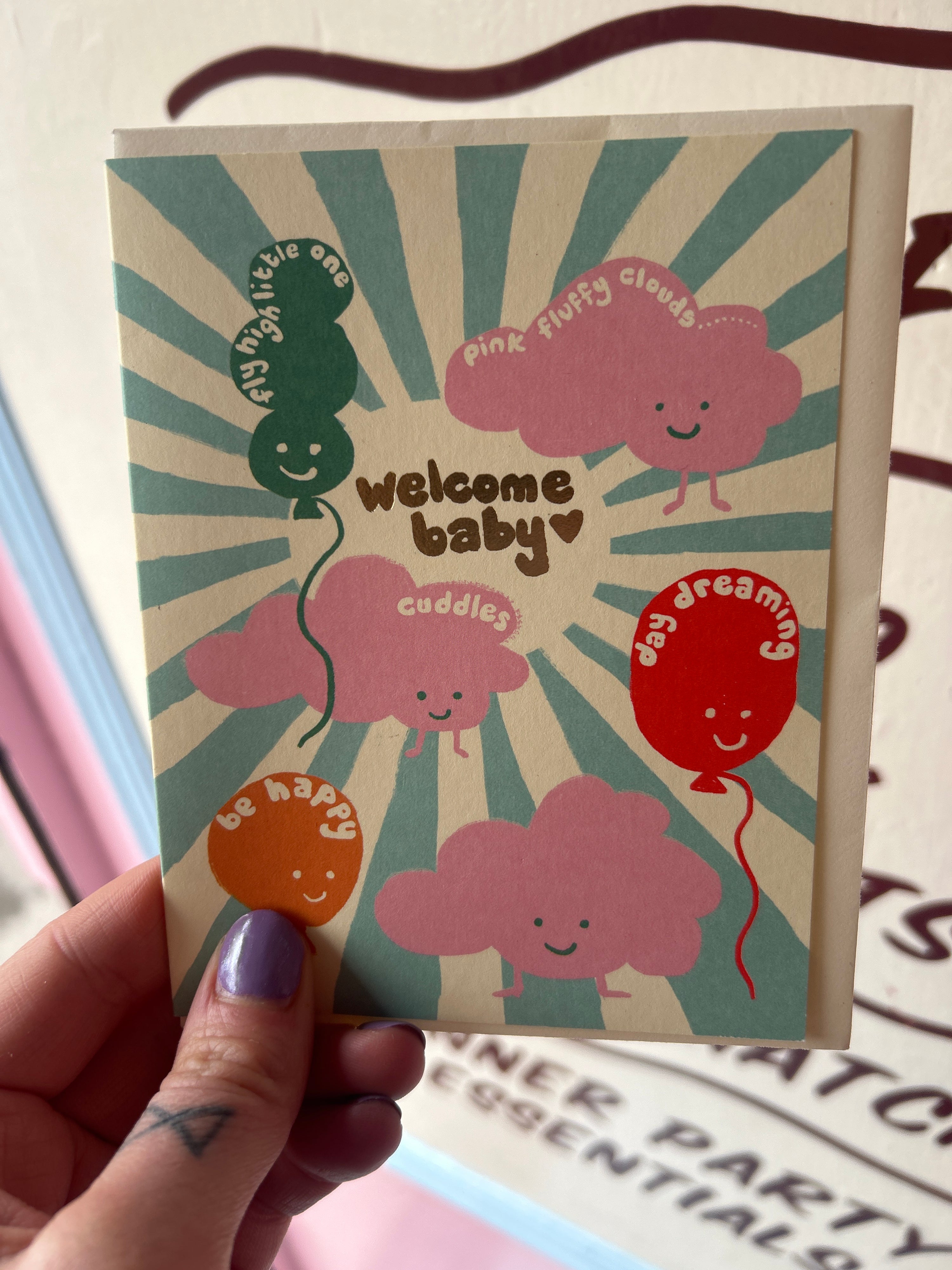 Welcome baby clouds
