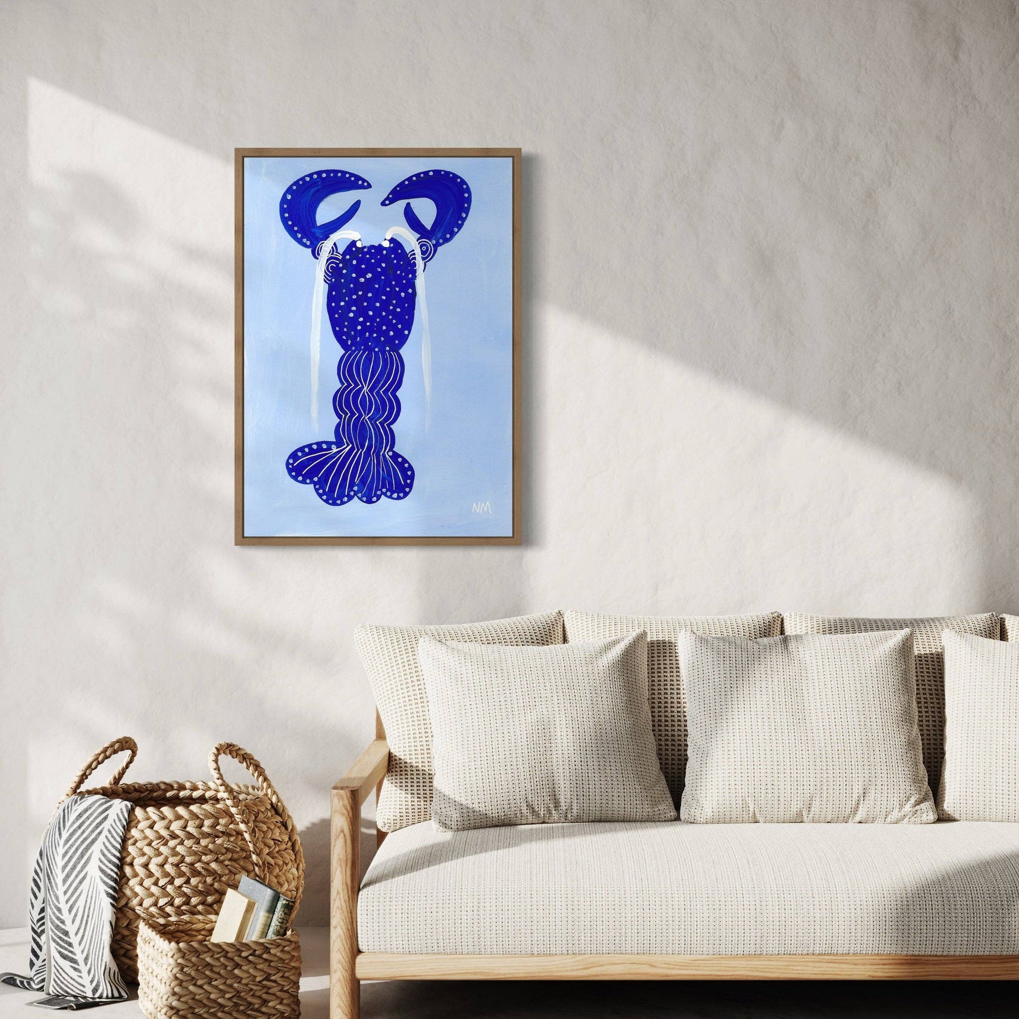 Blue lobster: A4