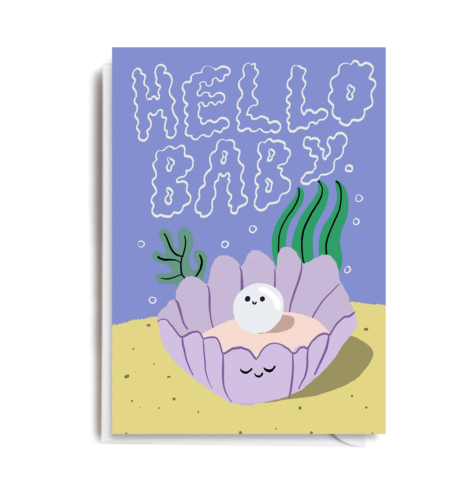 Hello Baby Pearl New Baby Card