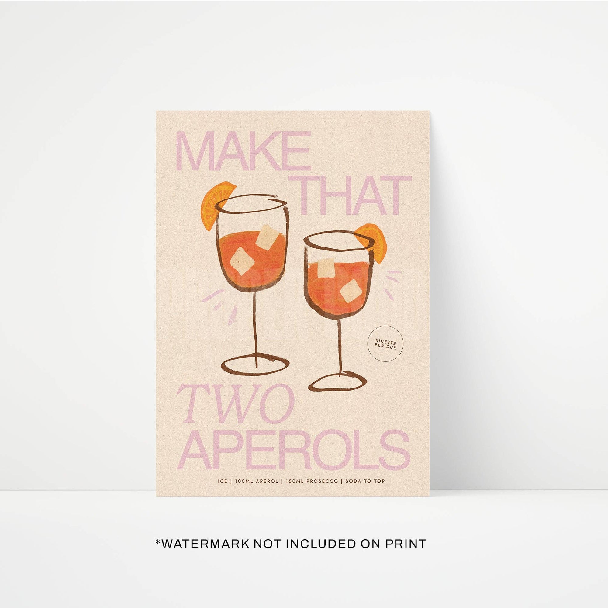 Aperol Print A3