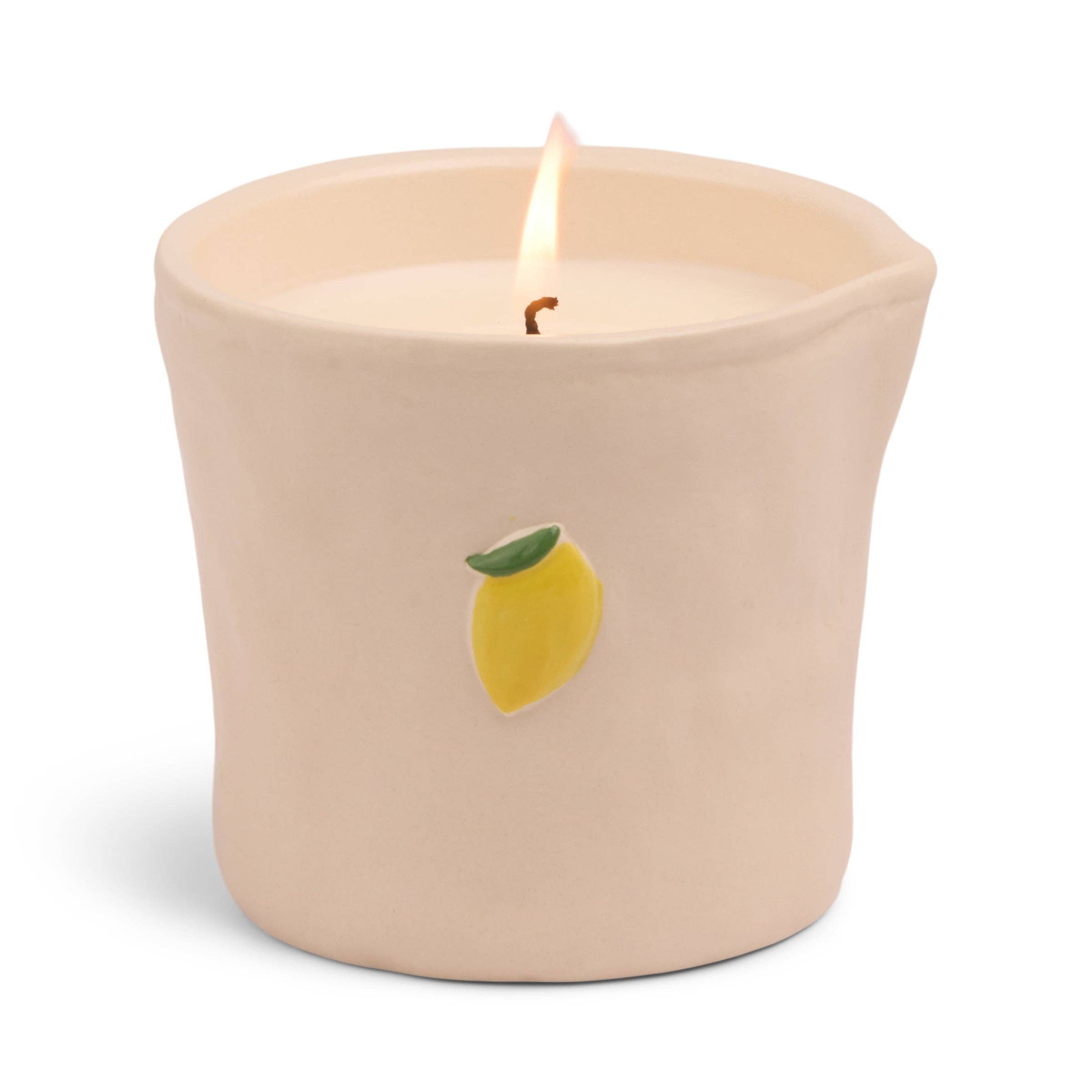 Paddywax Bistro Meyer lemon ceramic candle