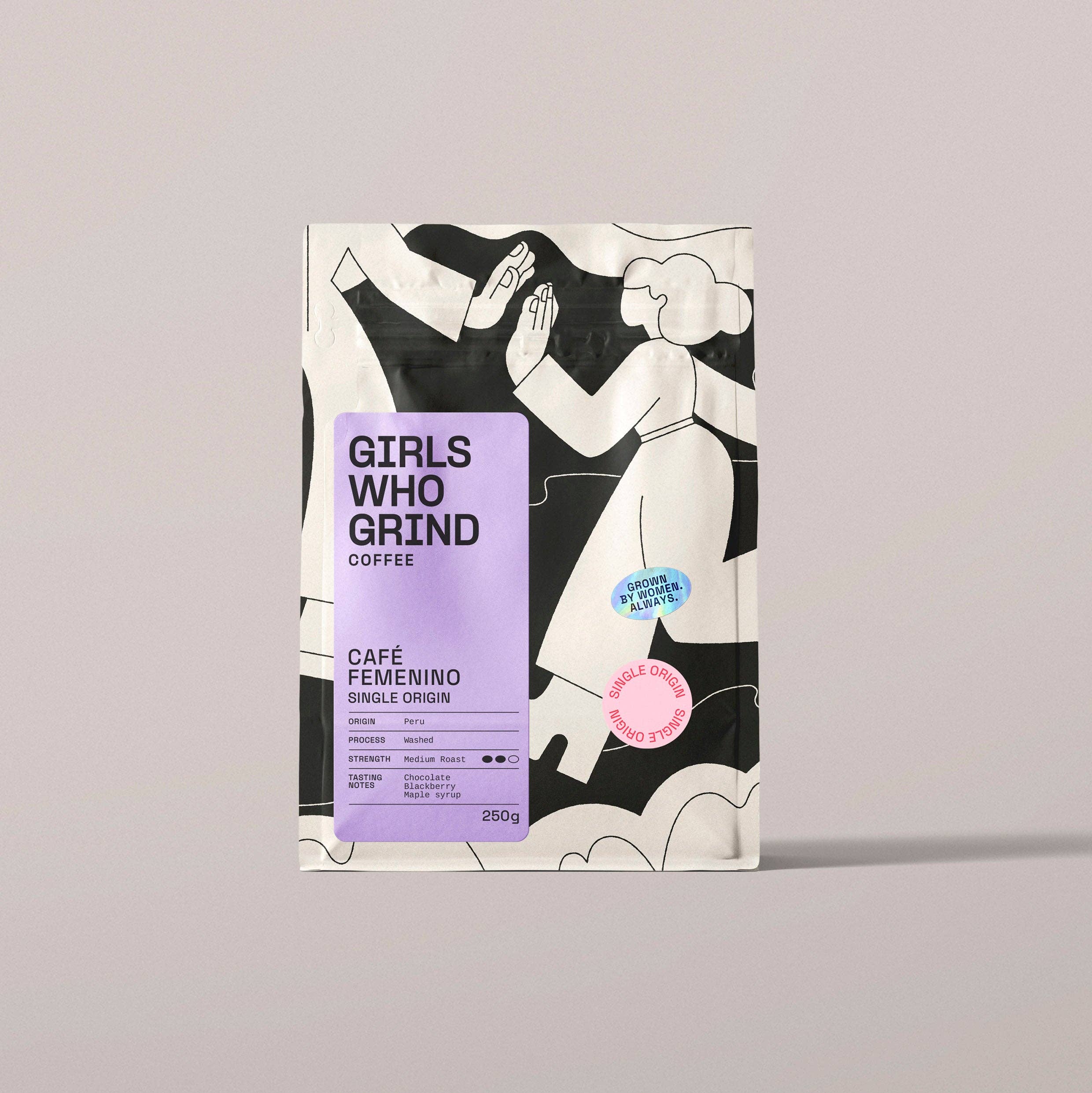 Coffee, Café Femenino Peru, Single Origin. : French Press / 250g