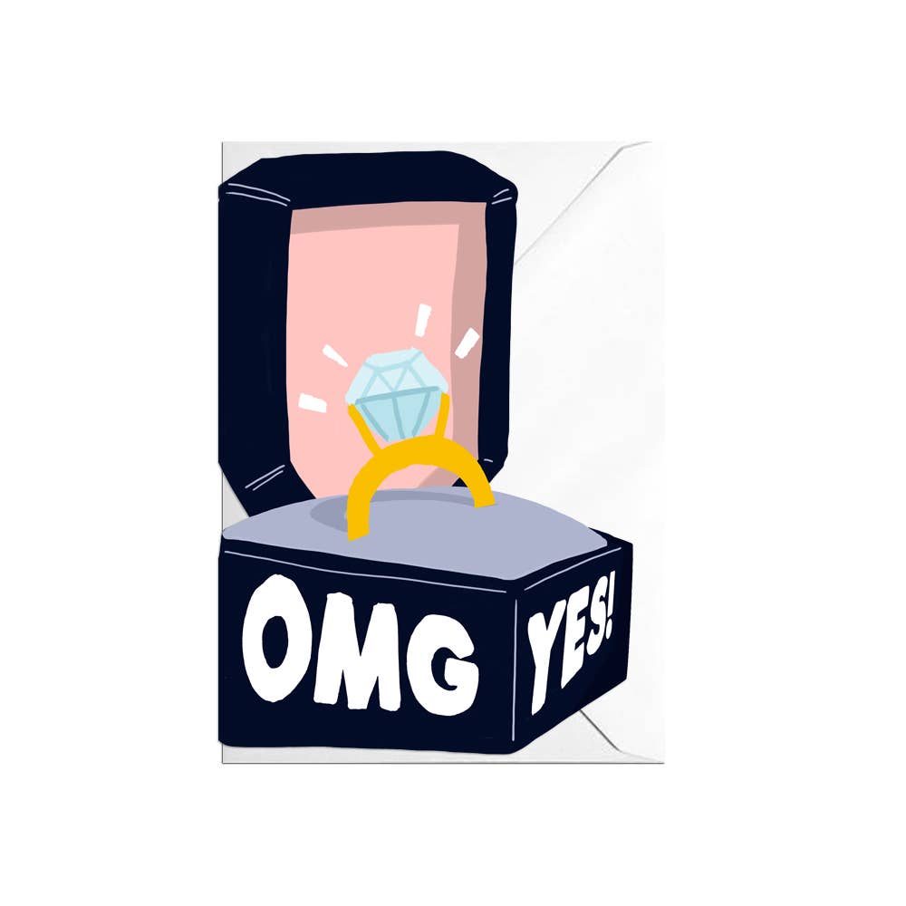 OMG YES Engagement Card