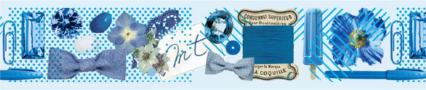 Washi Tape - Colour Series - Blue - 20mm stationery 