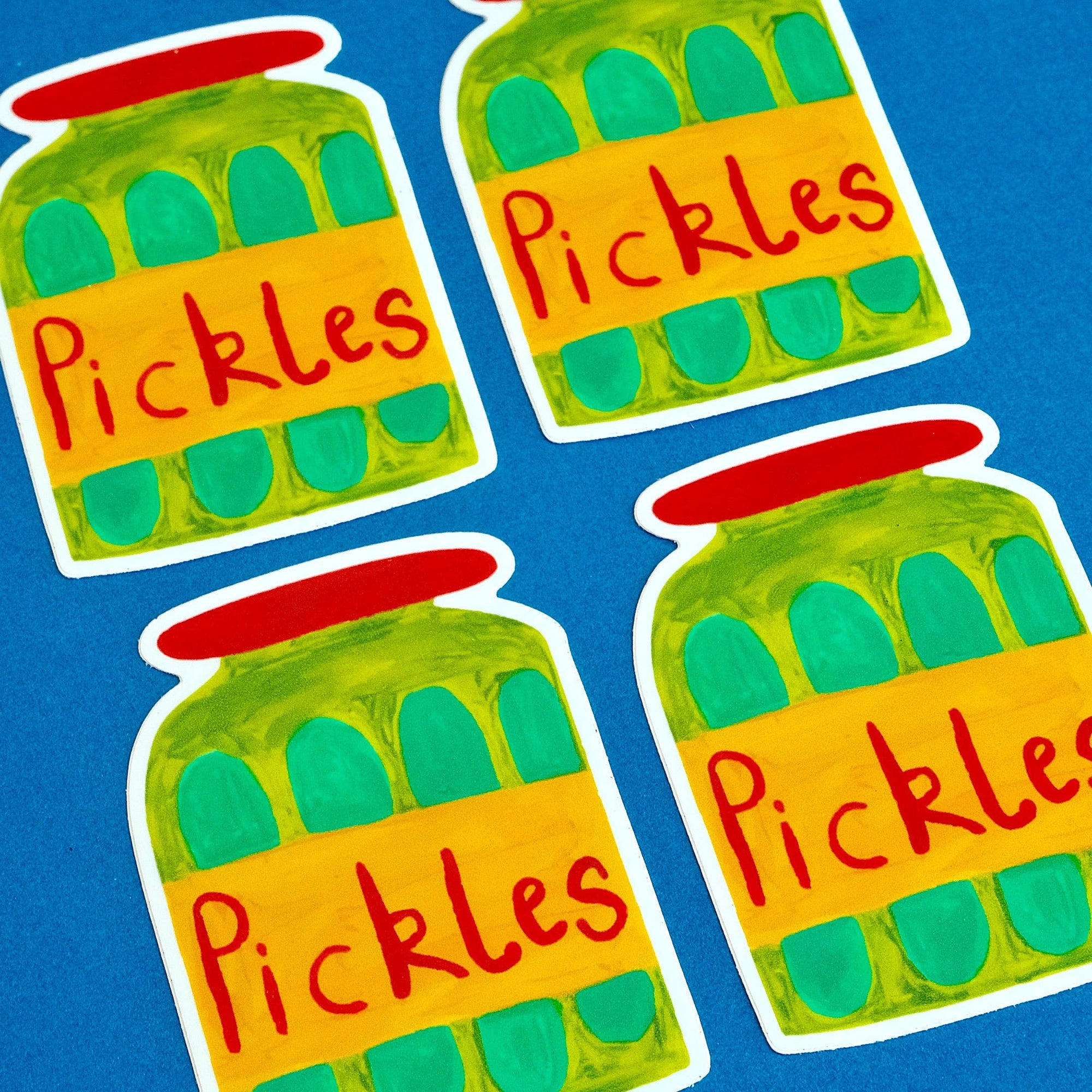 Pickles sticker by Proper Good — flat lay styled shot