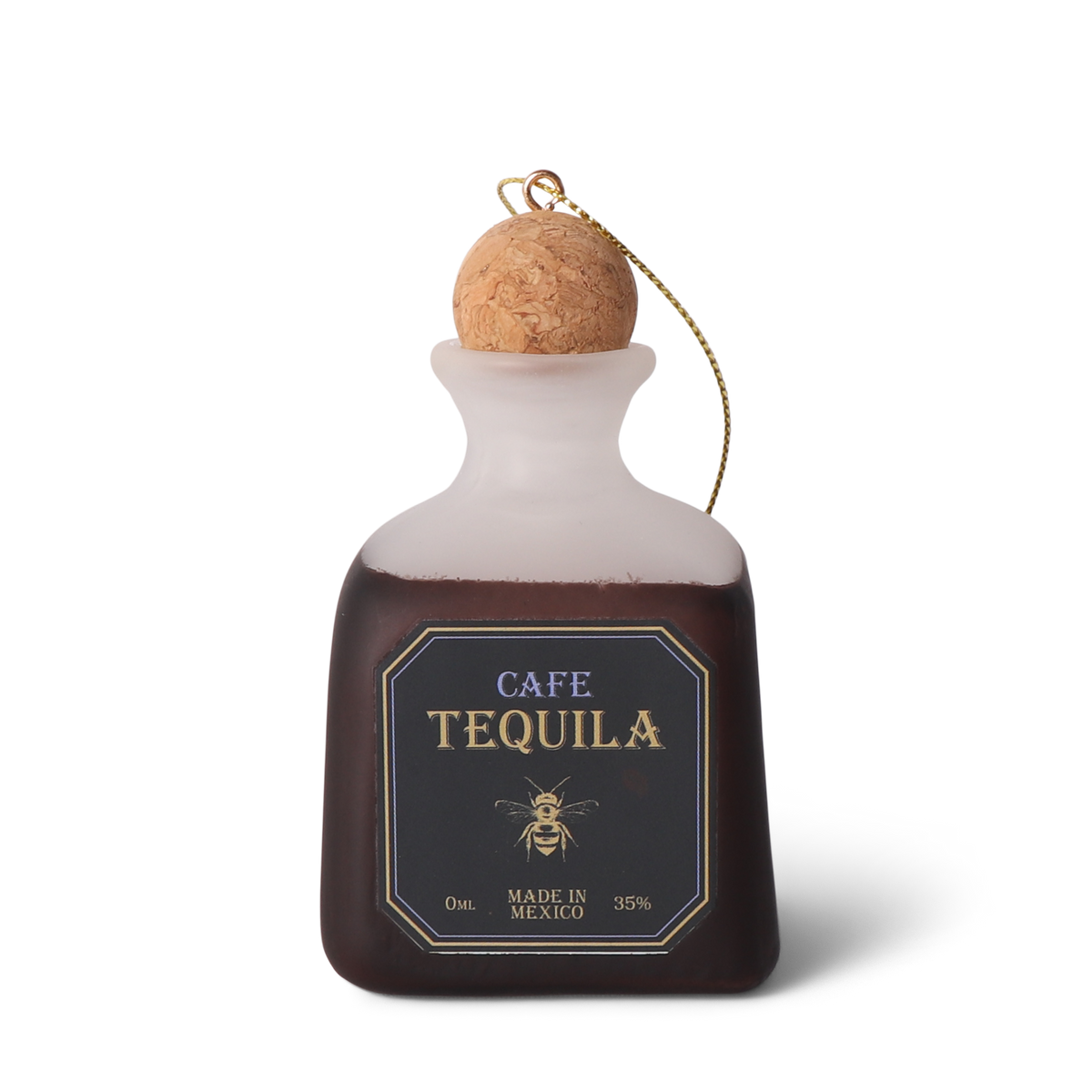 Tequila Bottle Glass Decoration