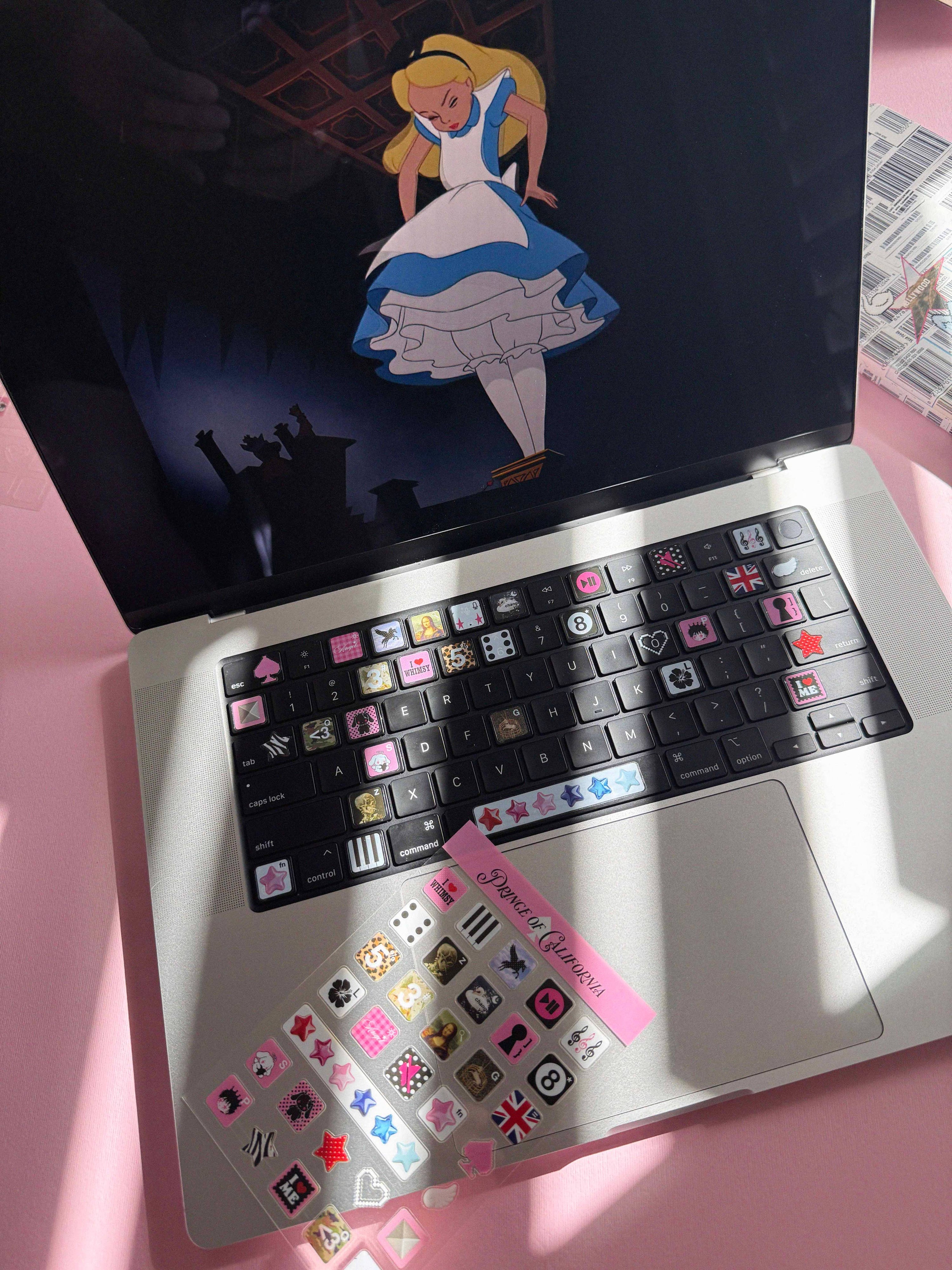 Prince of California Keyboard Sticker Sheet