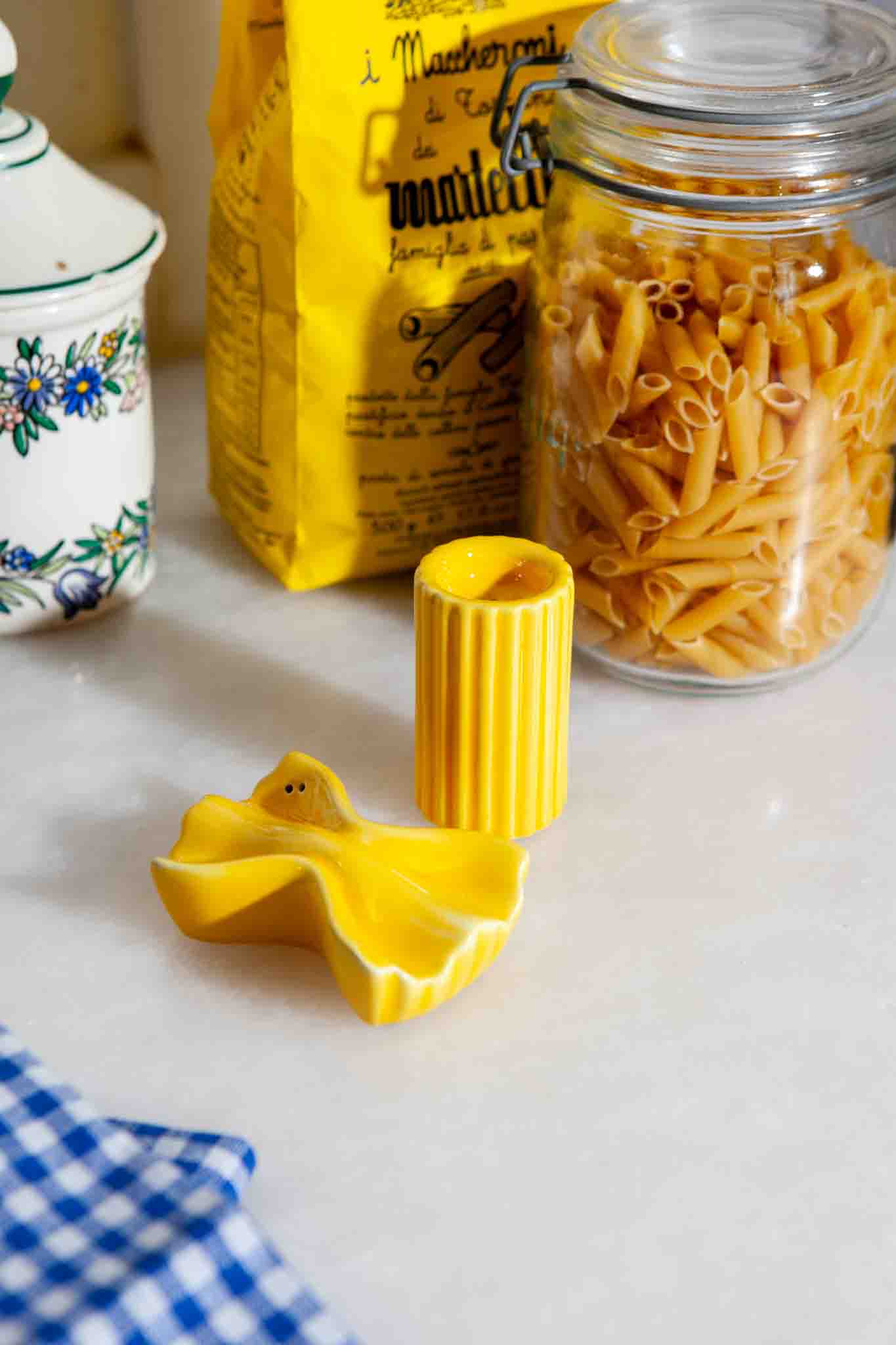 Pasta Salt and Pepper Shakers