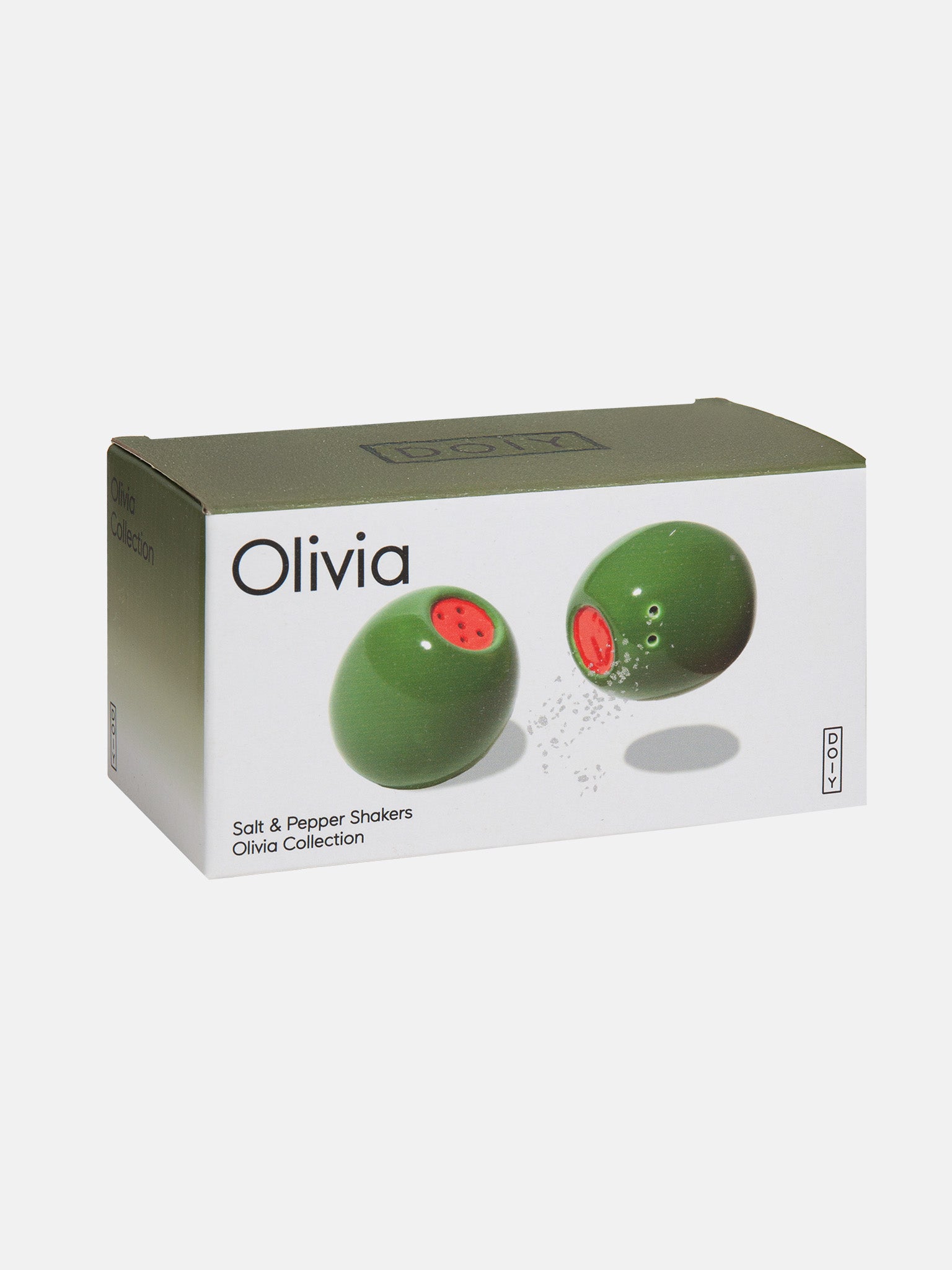 Olive Salt and Pepper Shakers